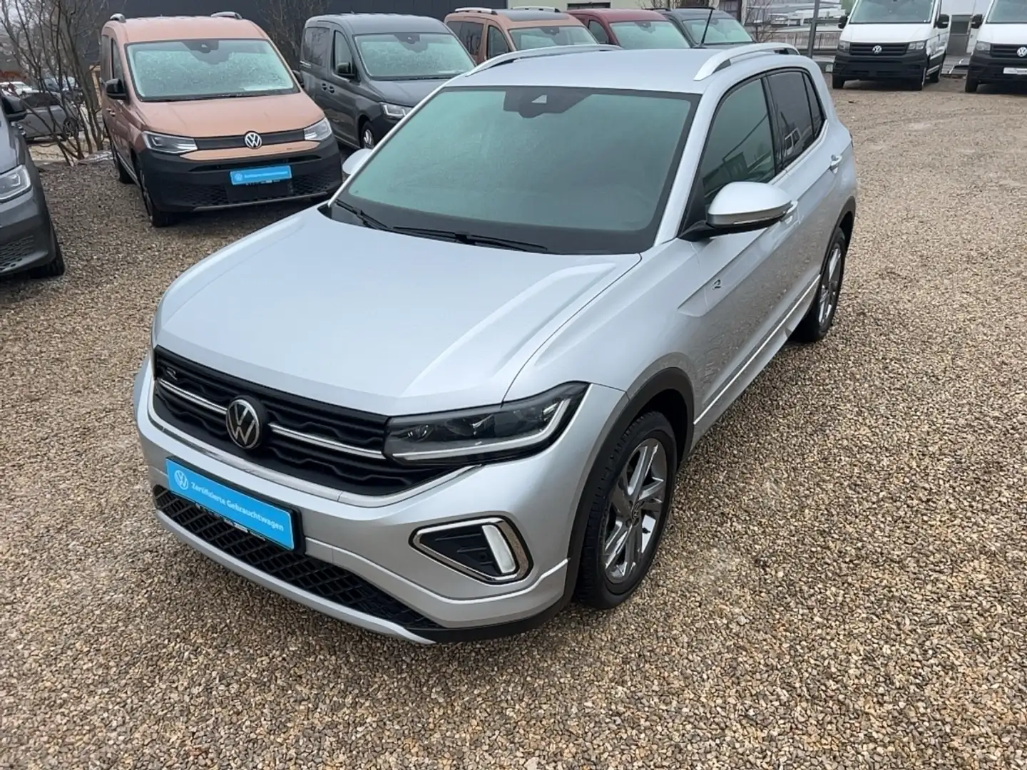 Volkswagen T-Cross R-Line TSi DSG AHK Rückfahrkamera Matrix Silber - 2