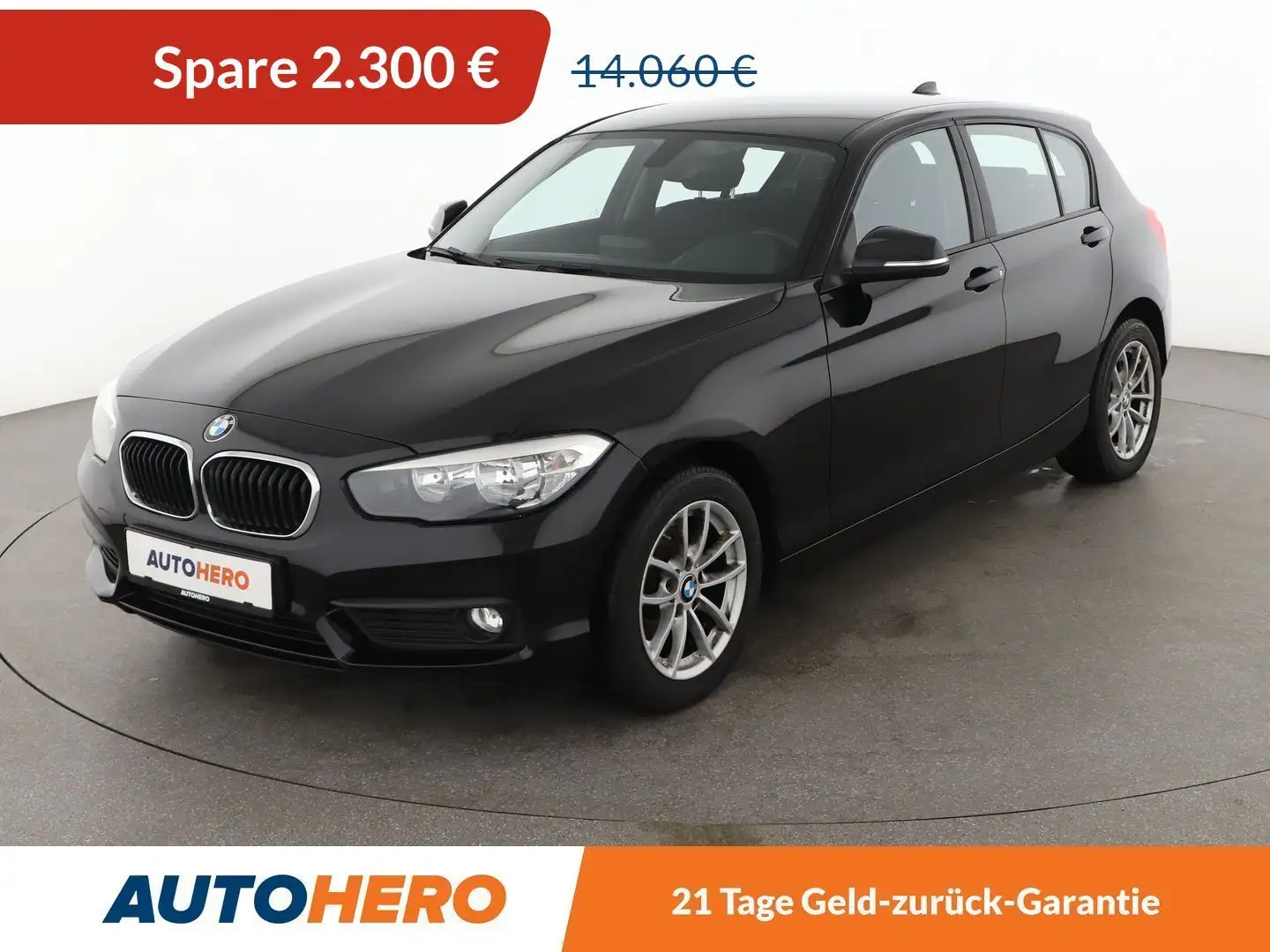 BMW 118 118i Advantage*TEMPO*PDC*SHZ*ALU* Schwarz - 1