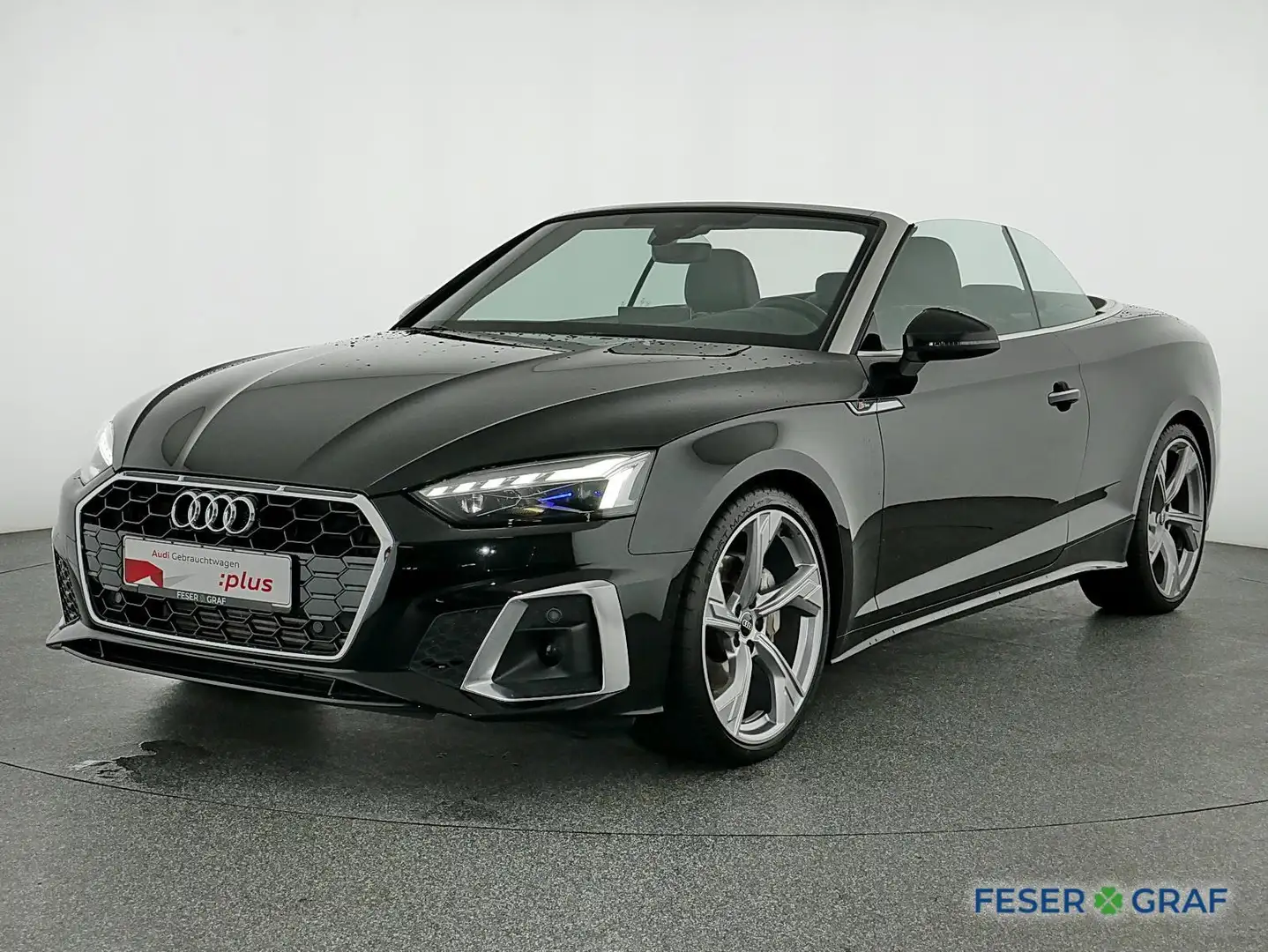 Audi A5 Cabriolet 40 TFSI S tronic S Line Int Matrix,Leder Schwarz - 2