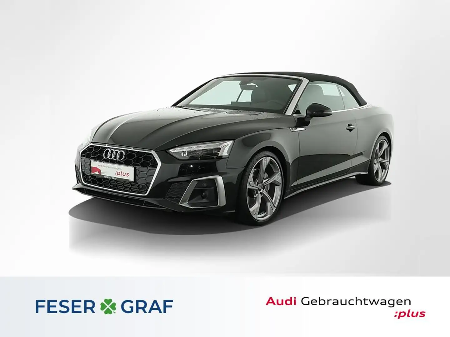 Audi A5 Cabriolet 40 TFSI S tronic S Line Int Matrix,Leder Schwarz - 1