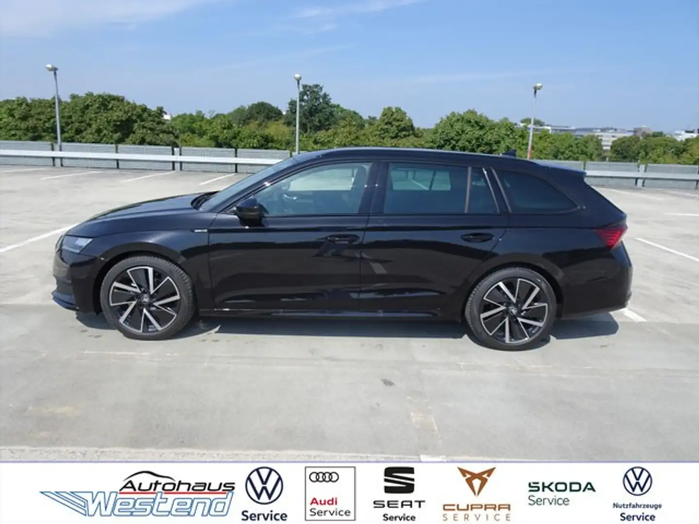 Skoda Octavia Combi Sportline 1.5l TSI mHEV 110kW DSG AHK LED Na Schwarz - 2