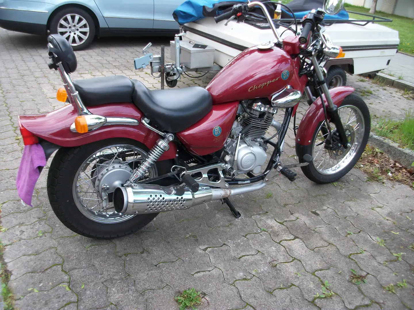 REX Chopper 125 125ccm Roşu - 2