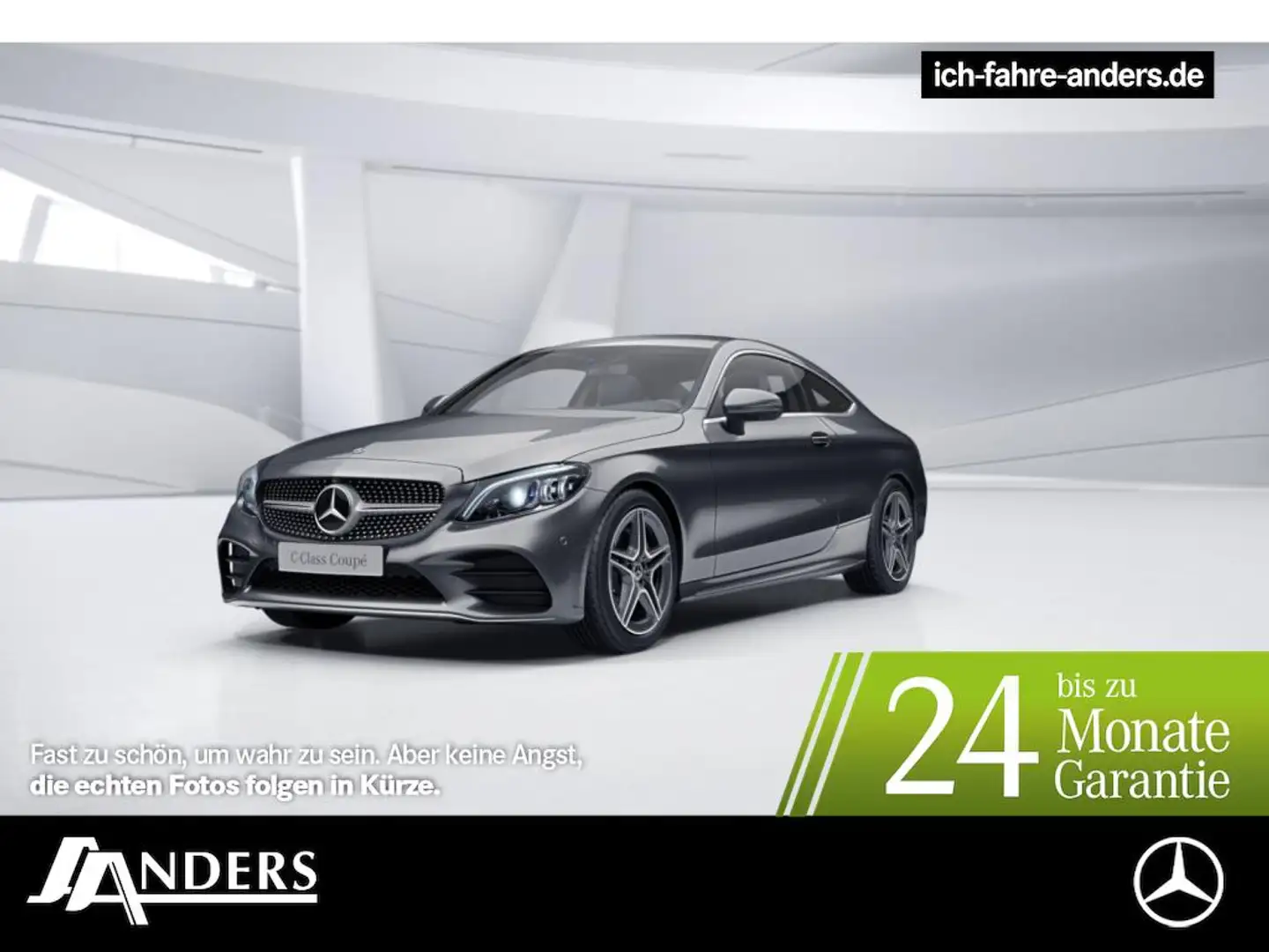 Mercedes-Benz C 220 d 4M AMG+COM+digCOCK+LED+Dist+AIR+36 Grau - 1