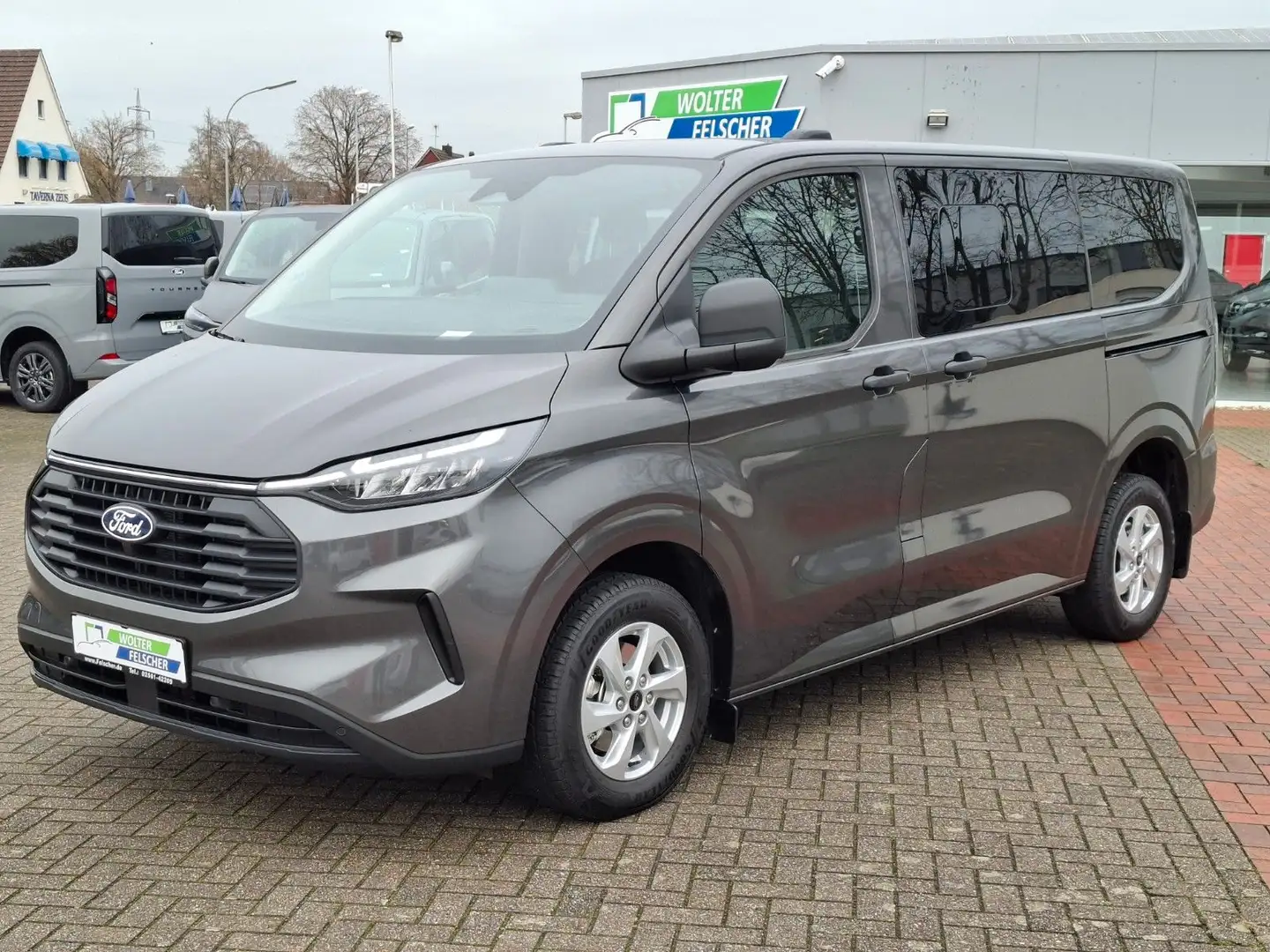 Ford Transit Custom Kombi 320 L1 NaviTrend 8 Sitzer Grau - 1