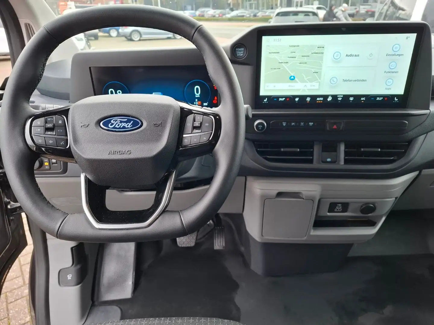 Ford Transit Custom Kombi 320 L1 NaviTrend 8 Sitzer Grau - 2