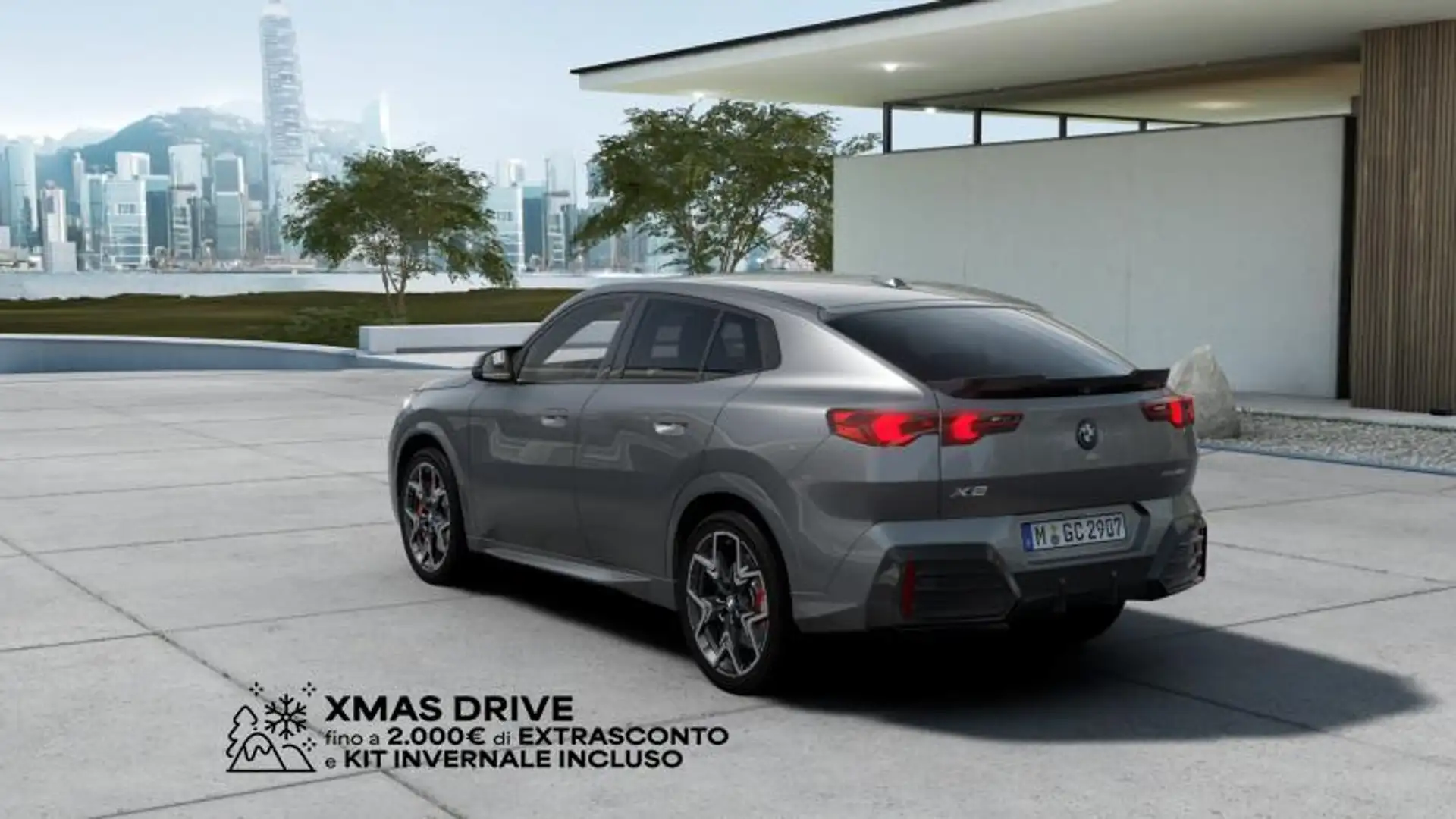 BMW X2 xdrive 20d 48V MSport Pro auto Gri - 2