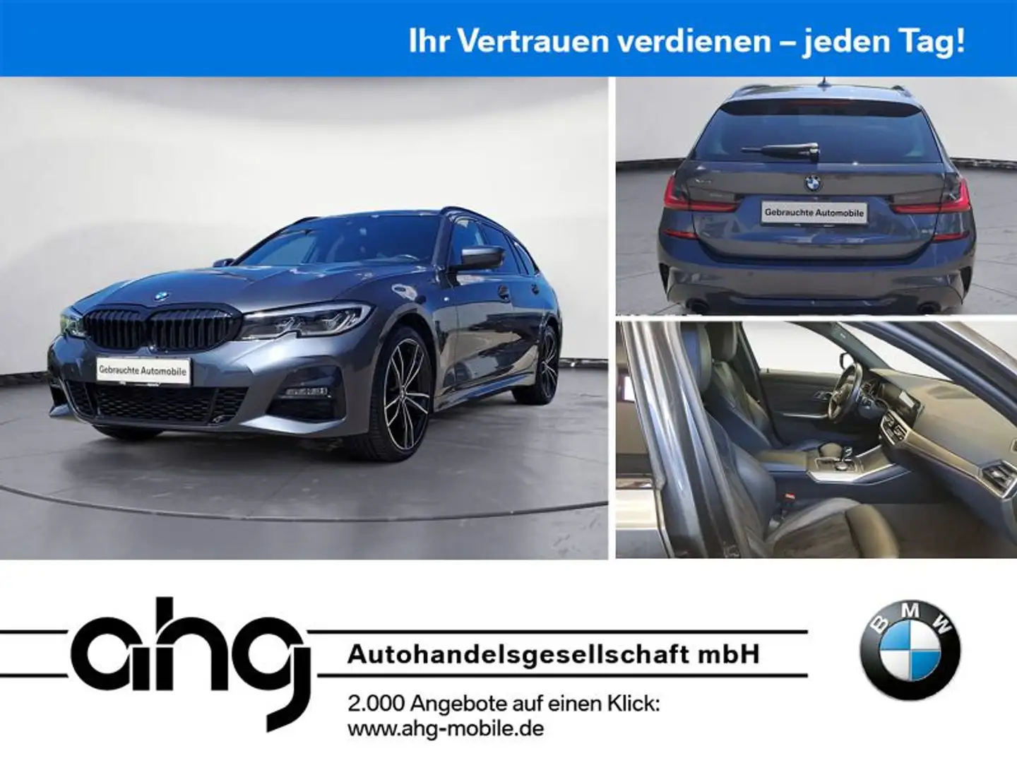 BMW 320 d xDrive Touring M Sport Auto Innovationsp. Gris - 1