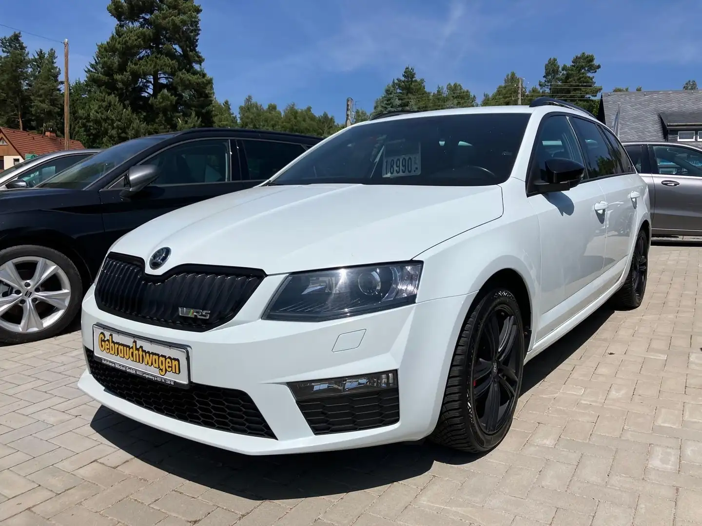 Skoda Octavia Combi 2.0 TSI RS, ALU18", XENON, AHZV, FRONTSCH.BZ Blanc - 1