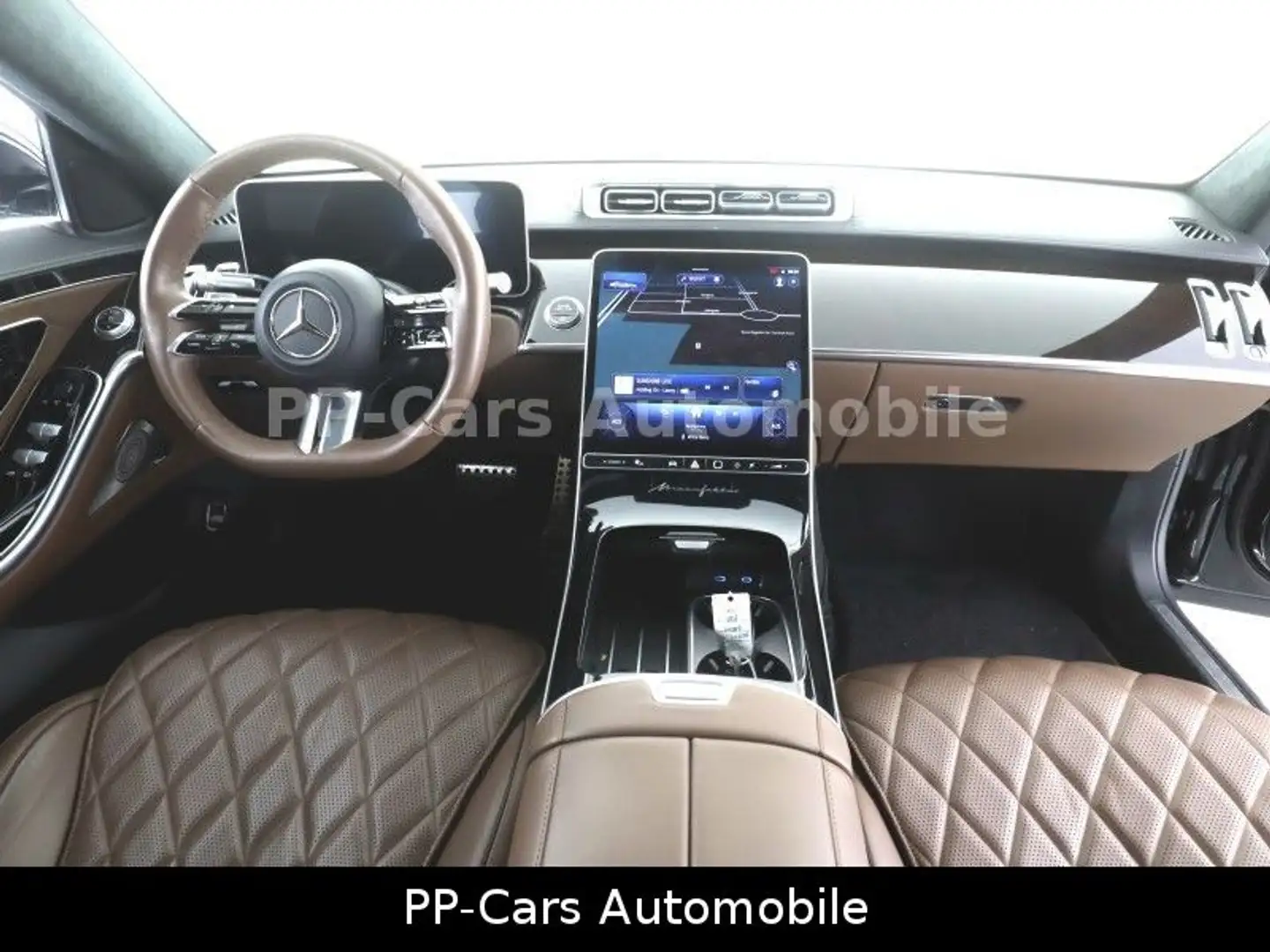 Mercedes-Benz S 400 d 4M LANG*AMG L*SPORTLENKRAD*BEIGE/BRAUN* Negro - 2