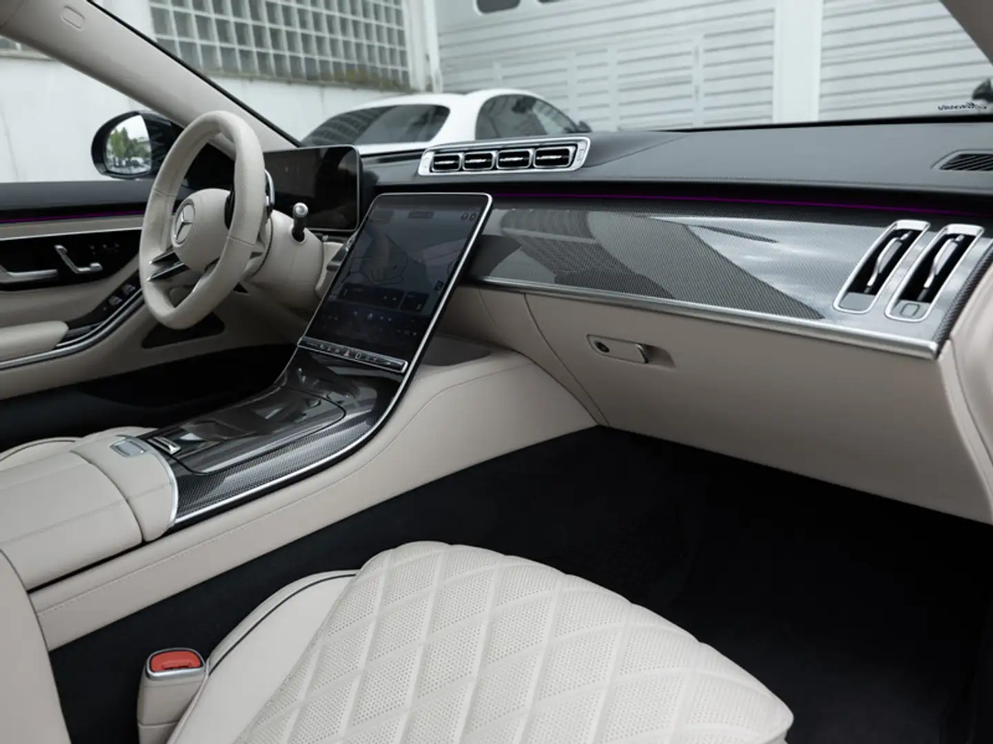 Mercedes-Benz S 450 d 4M L AMG-Sport/Pano/Night/HUD/DIGIT Grijs - 2