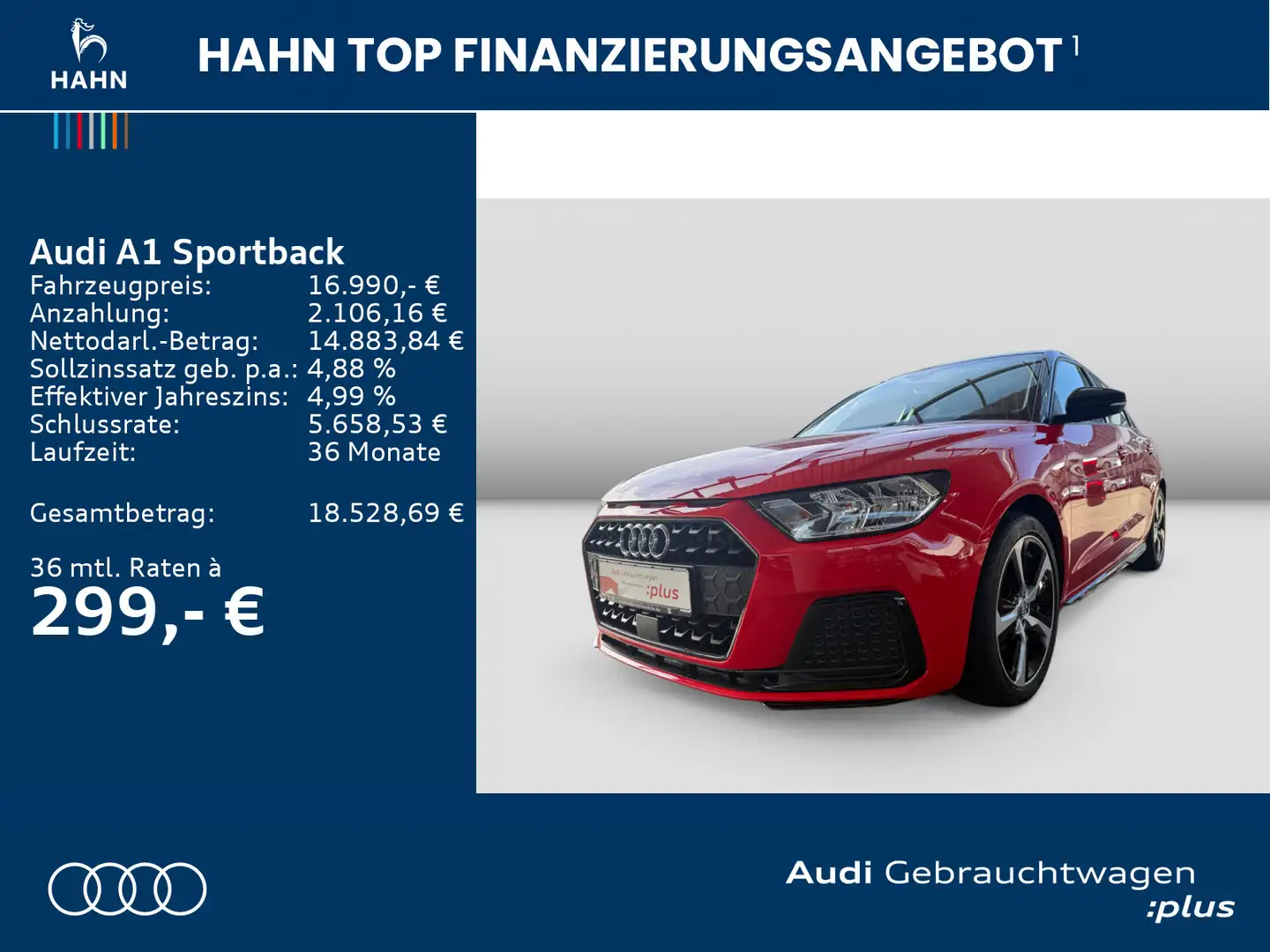 Audi A1 advanced 30TFSI S tronic Virtual Op Rot - 2