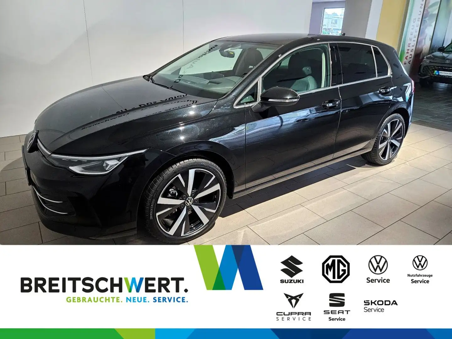 Volkswagen Golf 1.5 eTSI Style DSG AHK LED Navi ACC RFK Alu18 Schwarz - 1