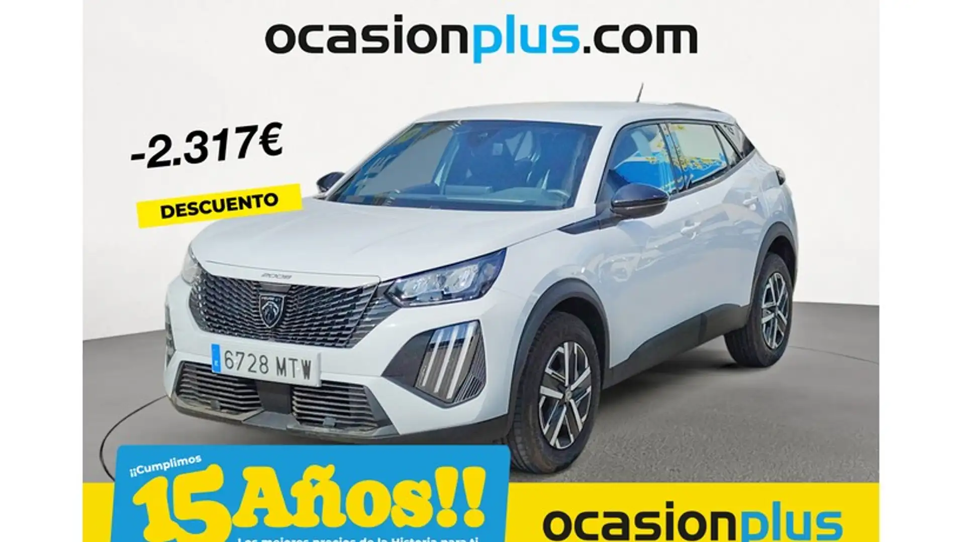 Peugeot 2008 1.2 PureTech S&S Active 100 Blanco - 1