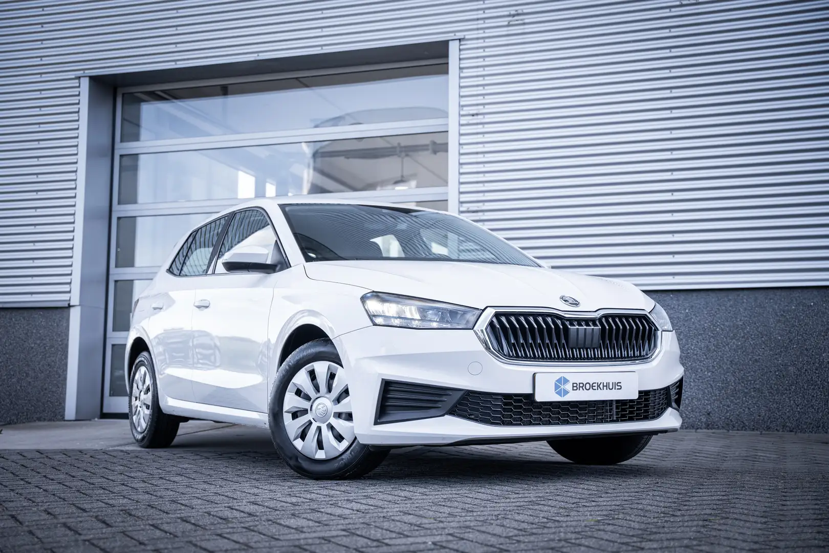 Skoda Fabia 1.0 TSI Ambition | Airco | Apple Carplay/Android A Weiß - 2