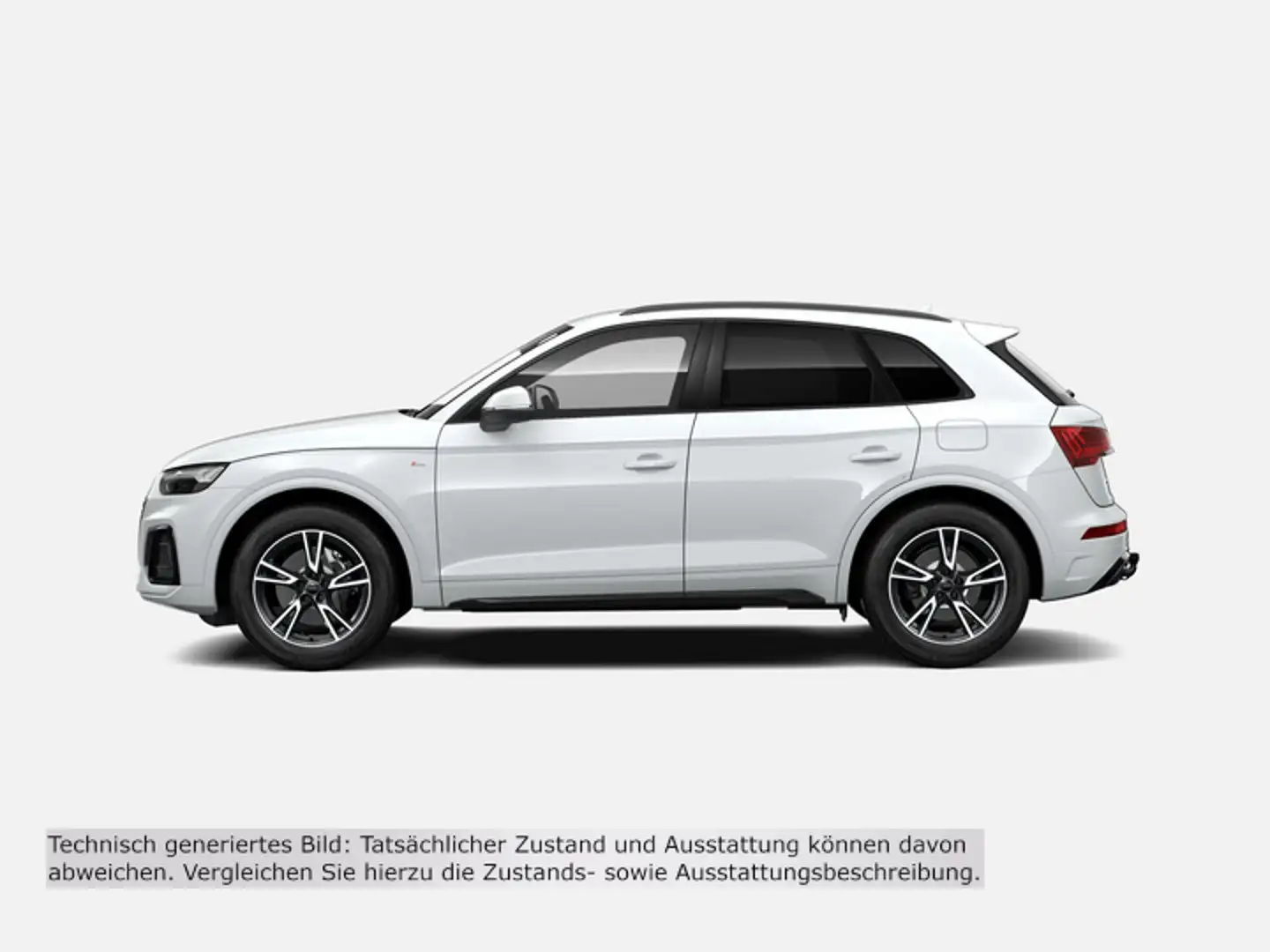 Audi Q5 50 TFSI e quattro S line Weiß - 2