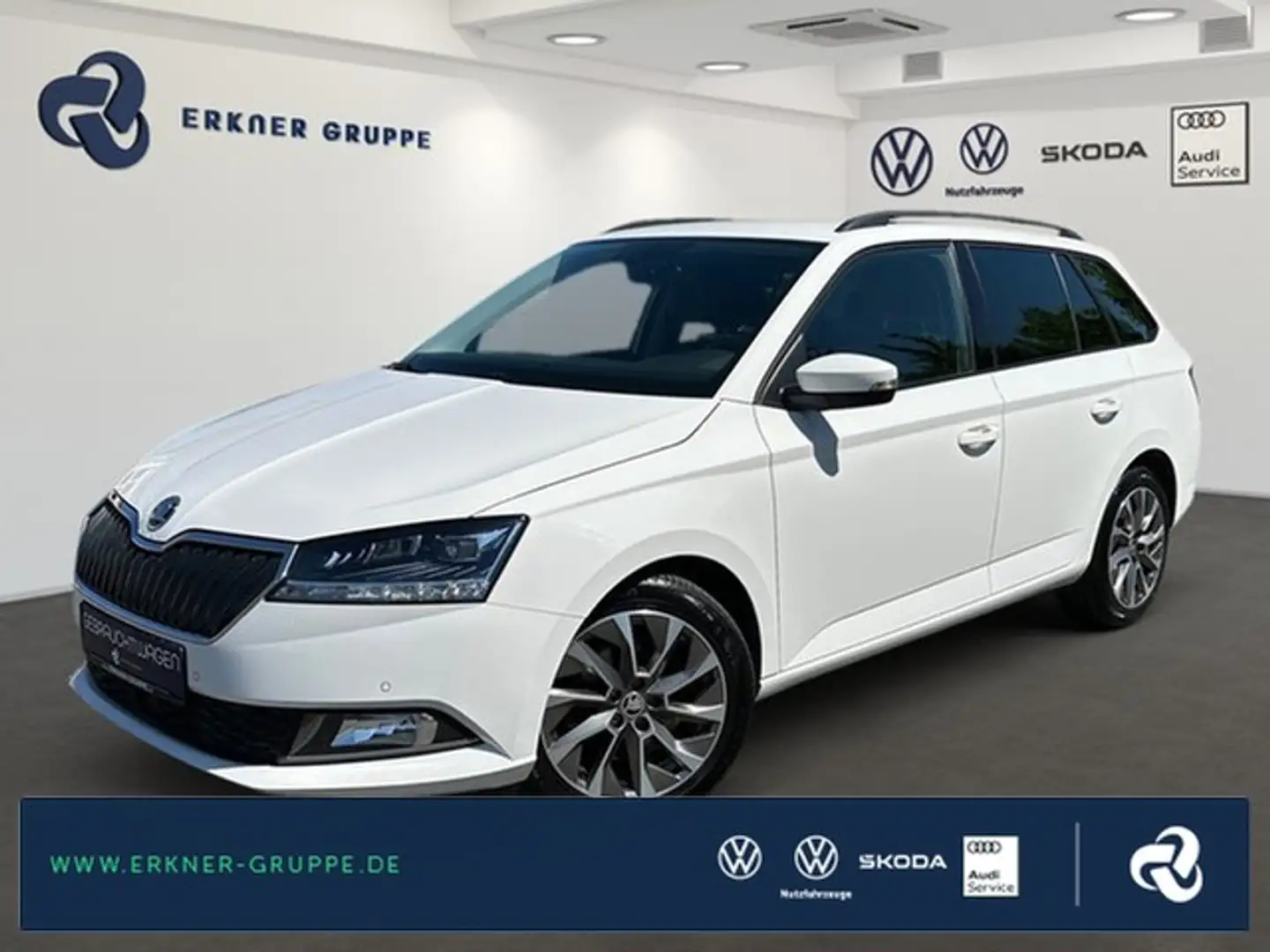 Skoda Fabia Com 1.0TSI DSG Best of BI-LED+ACC+KAMERA+SITZHZ+++ Weiß - 1