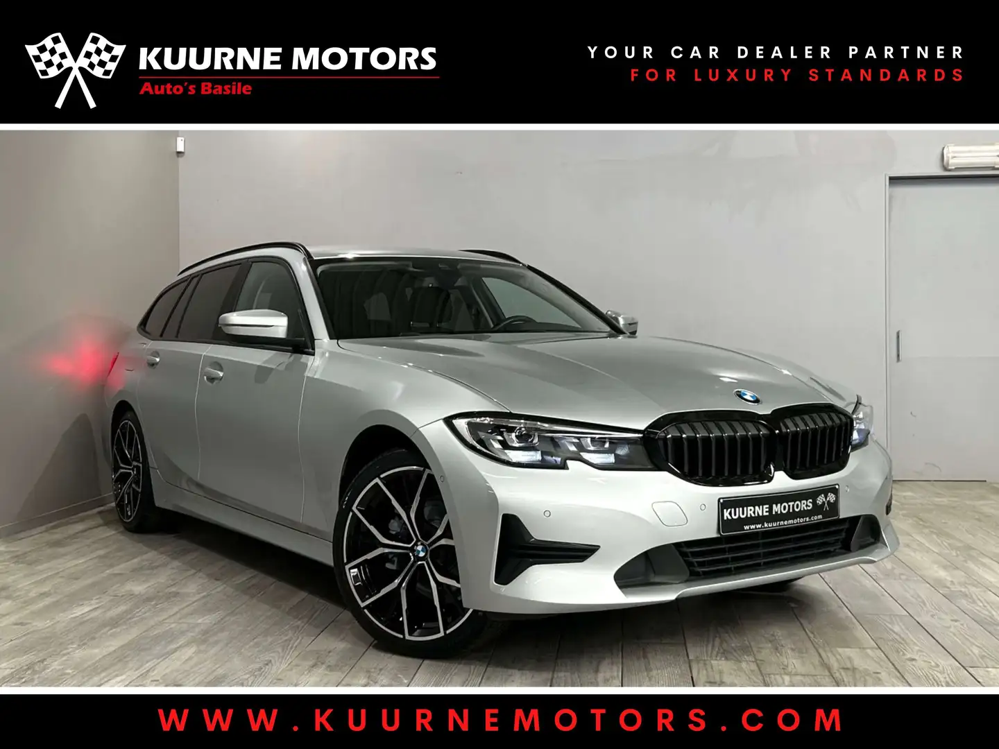 BMW 318 iA Touring Alu19\/Led/Cruise/Bt/Pdc *1j garantie* Zilver - 1