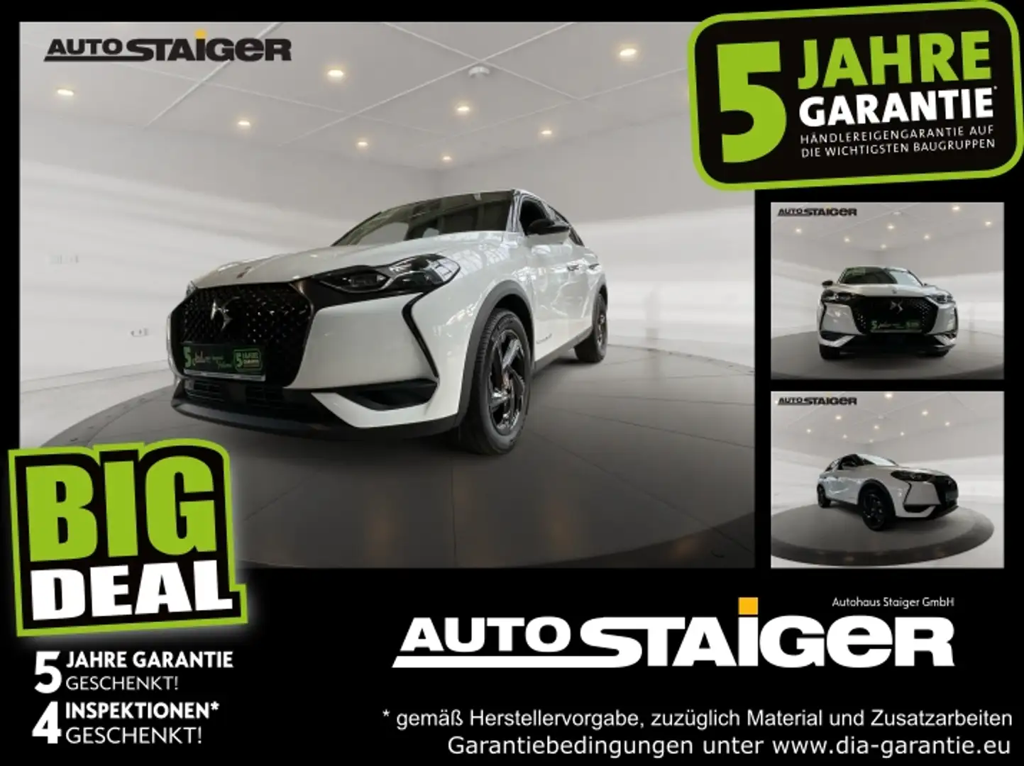 DS Automobiles DS 3 Crossback 3 Crossback E-Tense Performance Line + Navi Weiß - 1