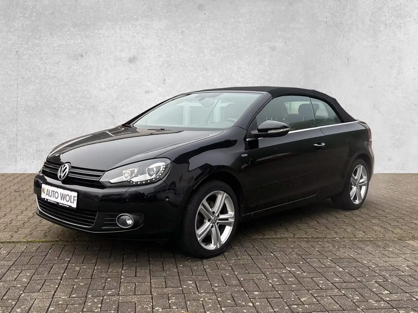 Volkswagen Golf VI 1.6 TDI Cabriolet Leder*PDC*SHZ Schwarz - 2