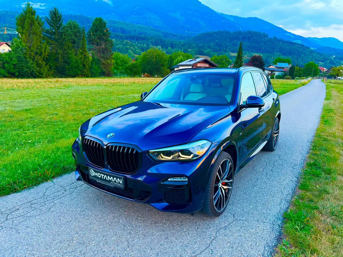 BMW X5 M M50d Sitzbelüf. HK AHK Pano Lenkradh. Exp. 50K Blau - 1