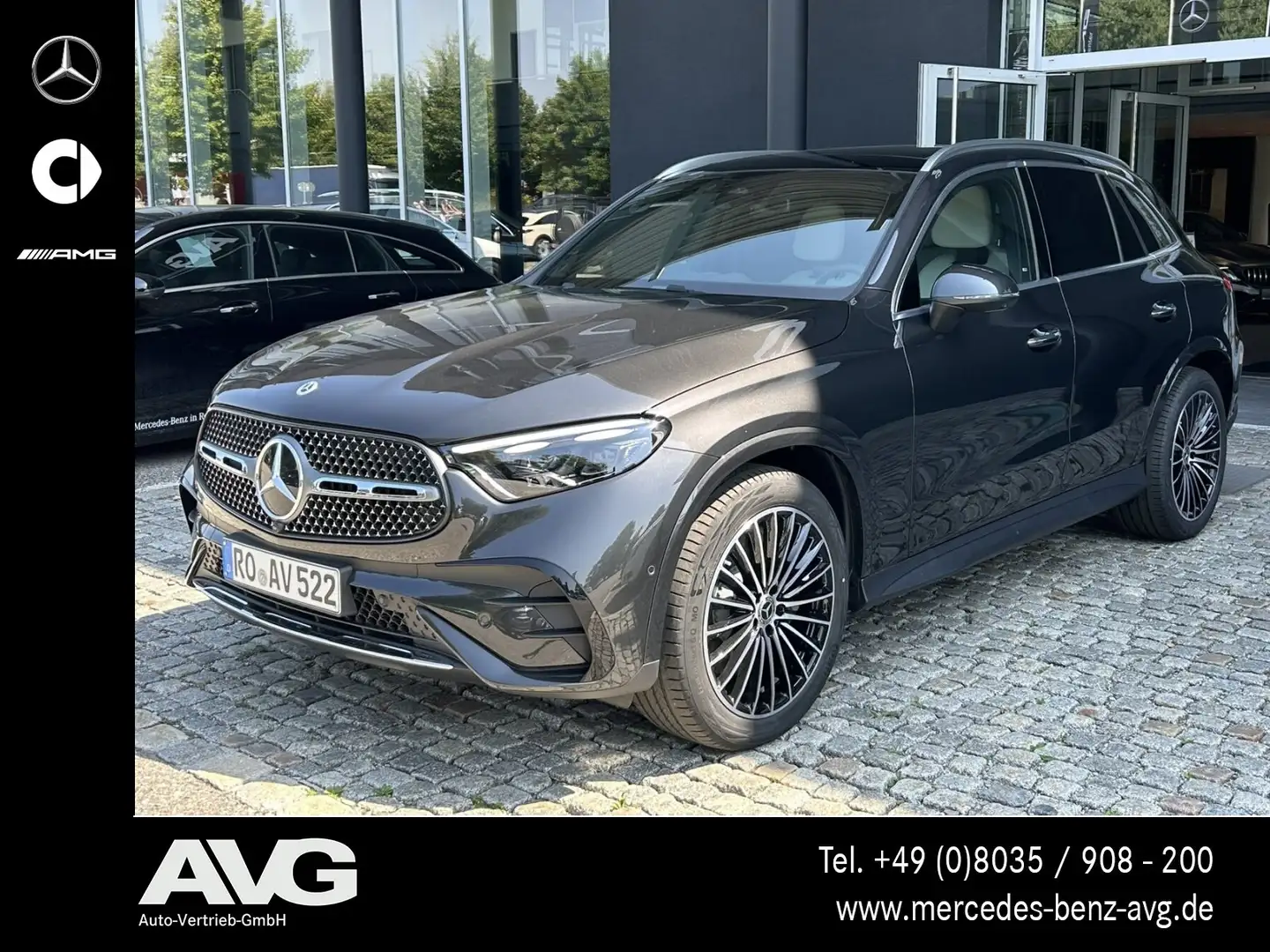 Mercedes-Benz GLC 220 GLC 220 d 4M Edition AMG Pano AHK DIGITAL 360° Grau - 1