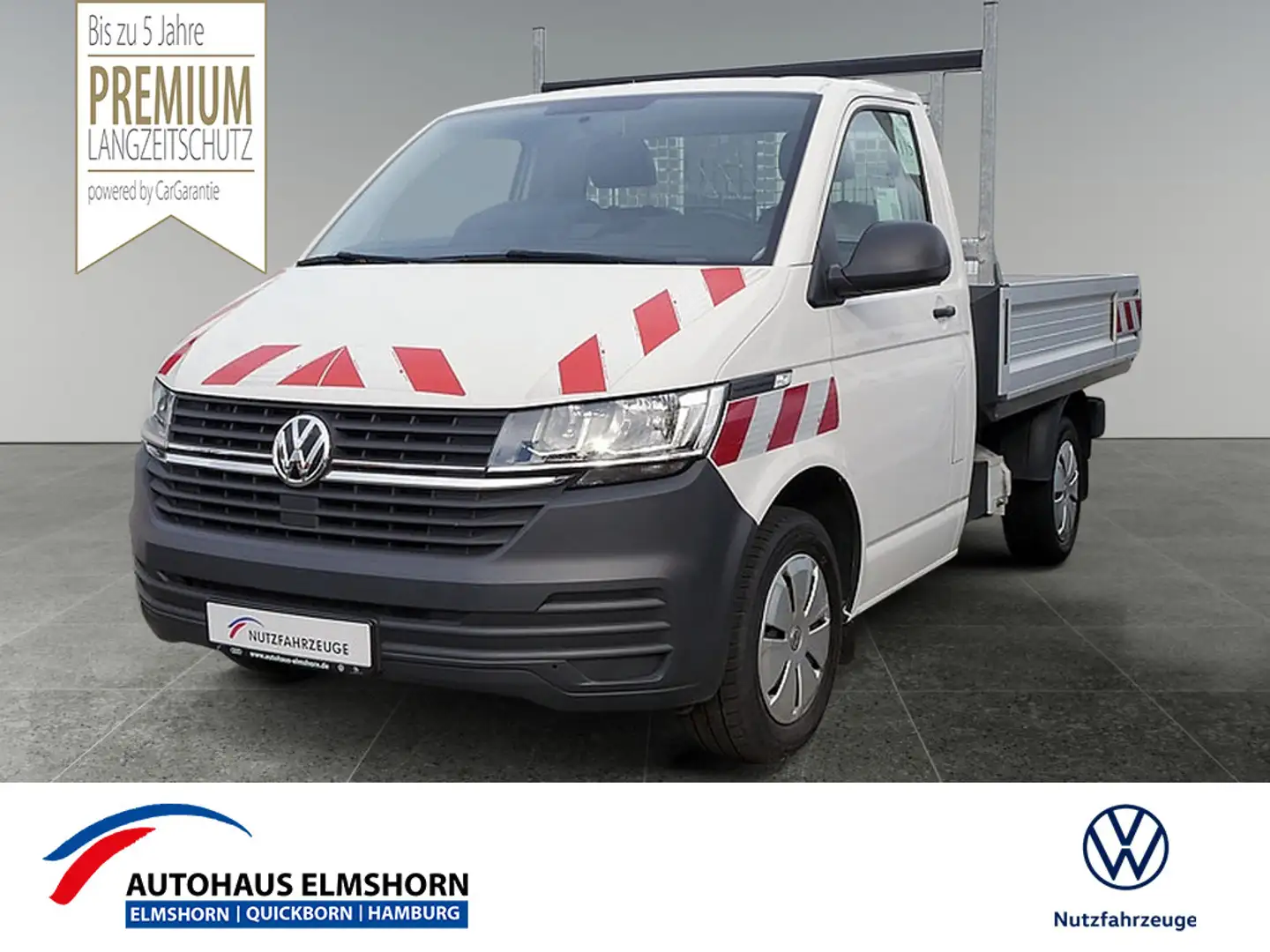 Volkswagen T6.1 Transporter Pritsche EK AHK Weiß - 1