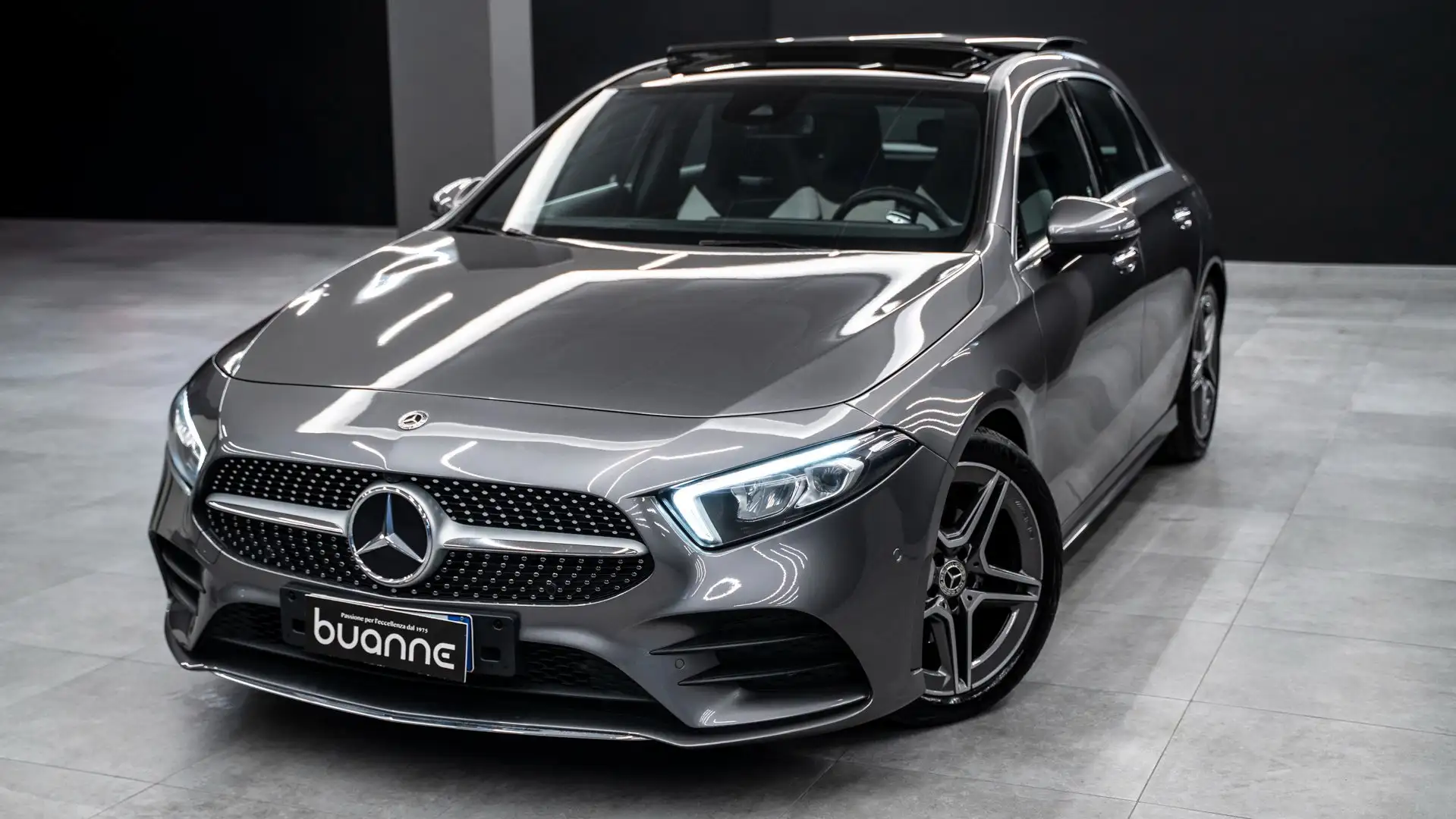 Mercedes-Benz A 200 d Premium Tetto PacK Luci Telec360º Pelle Italy Grigio - 1