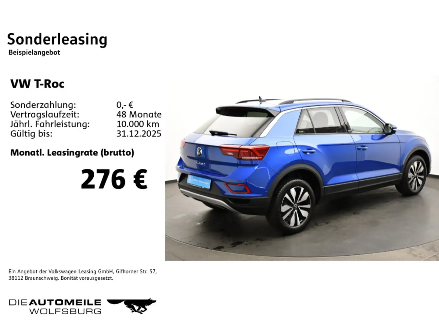 Volkswagen T-Roc 1.0 TSI Move AHK/Stand/LED Blau - 2