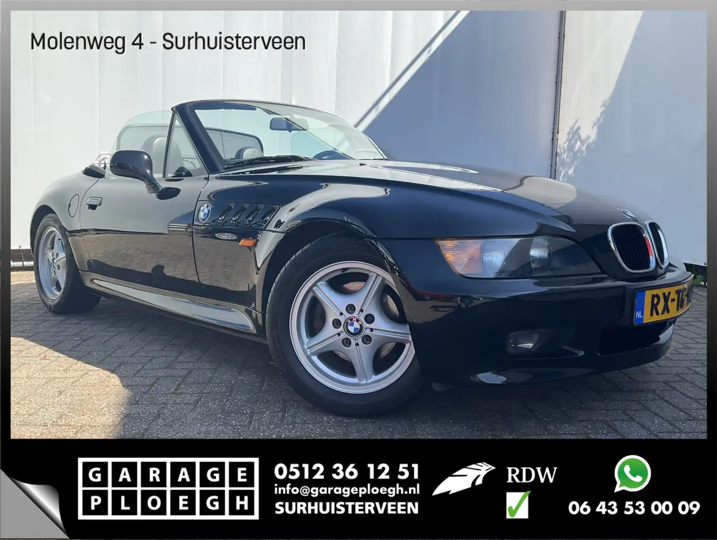 BMW Z3 Roadster 1.9 141pk Origineel NL Topstaat Bagagerek Noir - 1