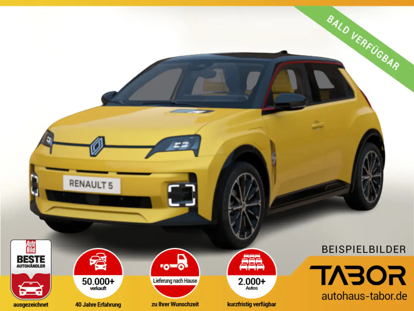 Renault R 5 Iconic Five 10 Comfort Range ParkAssist Kam Amarillo - 1