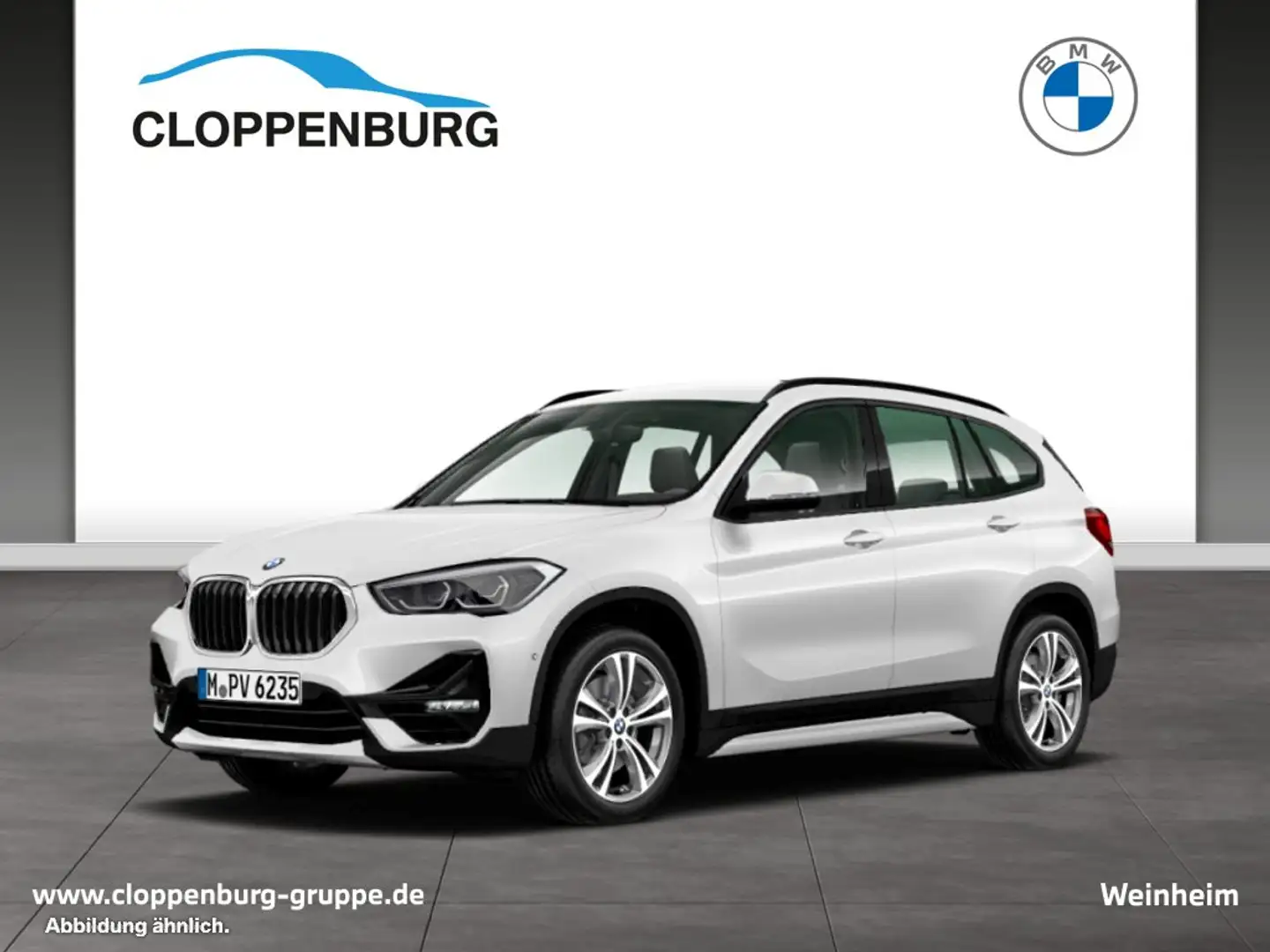 BMW X1 sDrive18i Sport Line+LED+RFK+Navi+Tempomat Weiß - 1