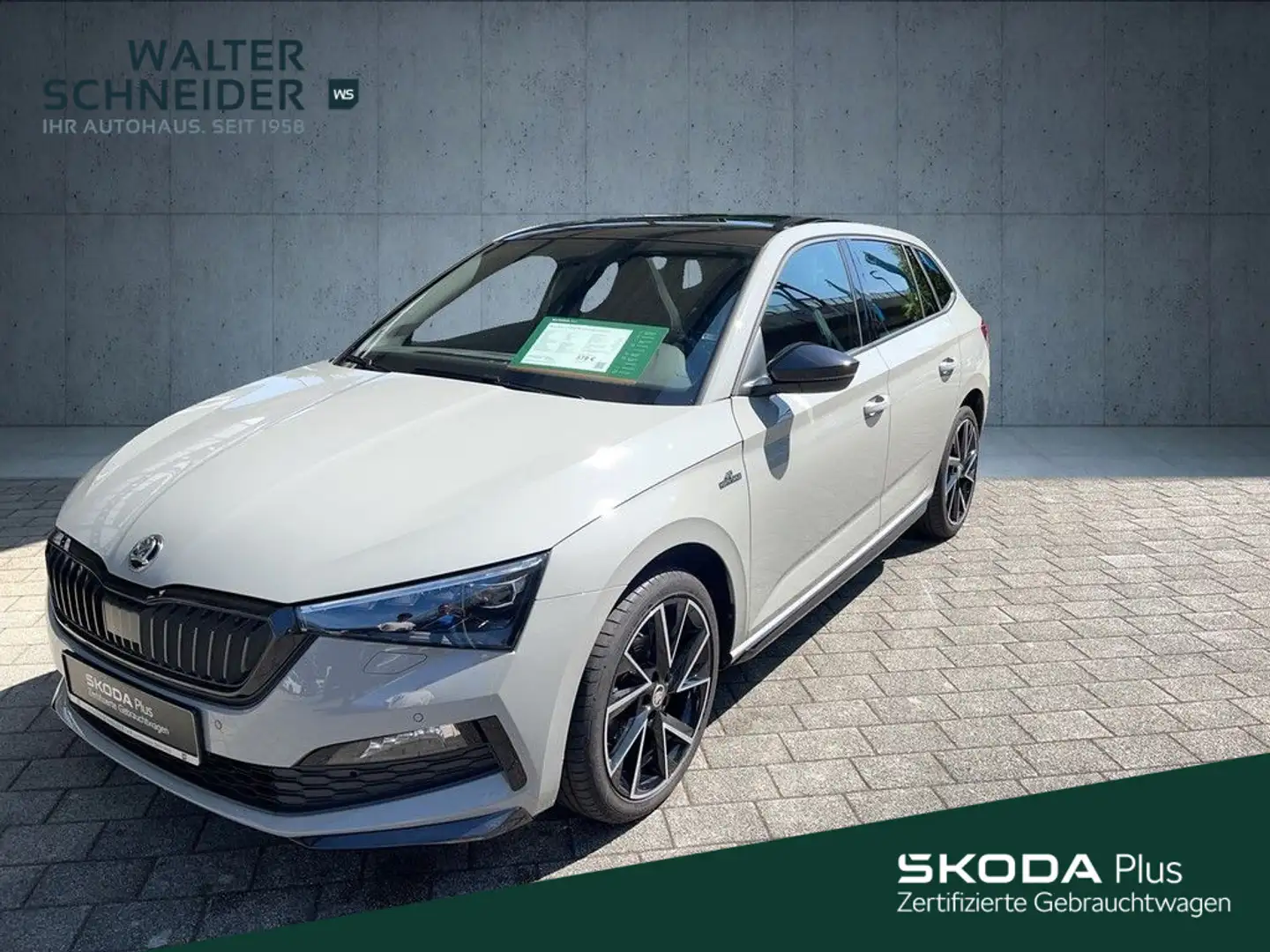 Skoda Scala 1.5 TSI DSG Monte Carlo Navi AHK Pano Grau - 1