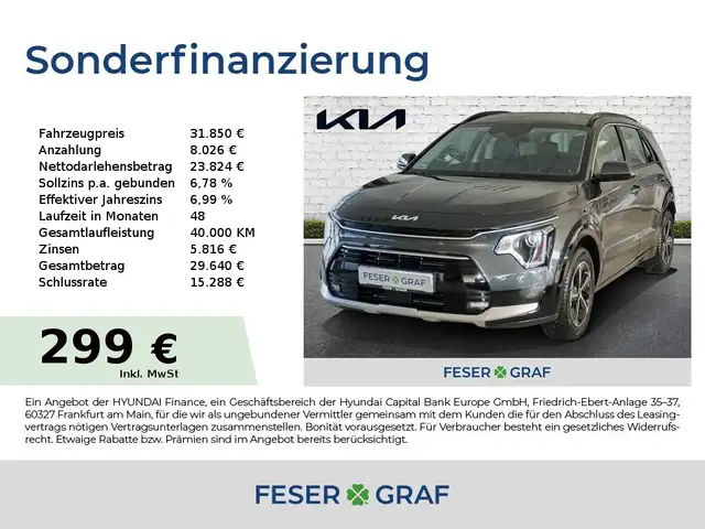 Kia Niro 1.6 PHEV 171 DCT VISION KOMFORT NAVI UVM.