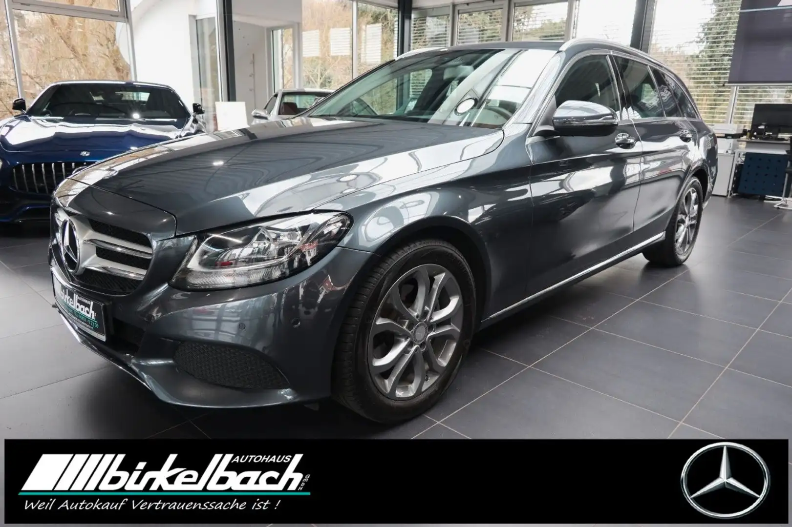 Mercedes-Benz C 180 T Aut.  Avantgarde Ambiente SHZ APA Gris - 1