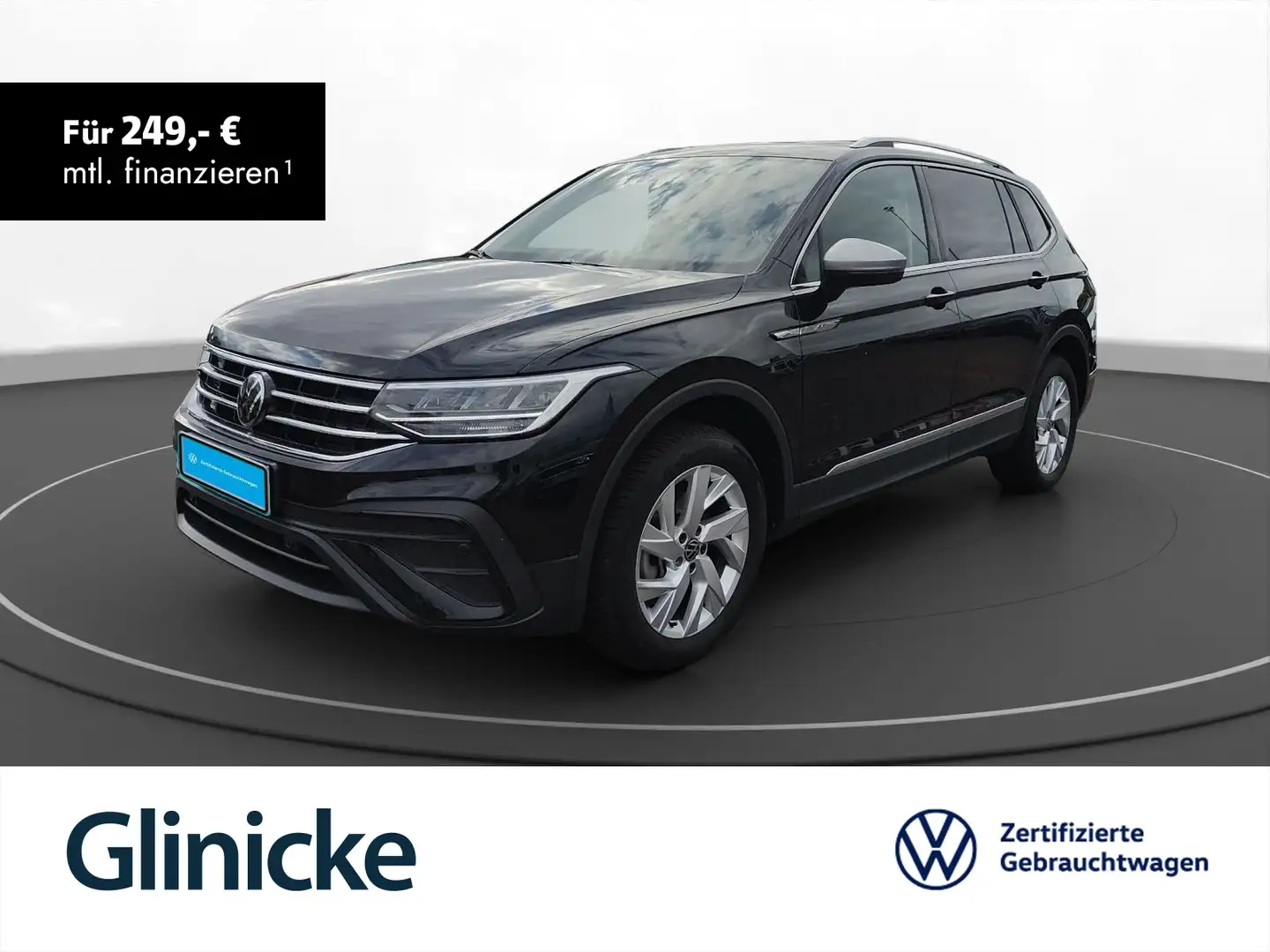 Volkswagen Tiguan Allspace 2.0 TDI Life NAVI AHK 7 Sitzer Schwarz - 1