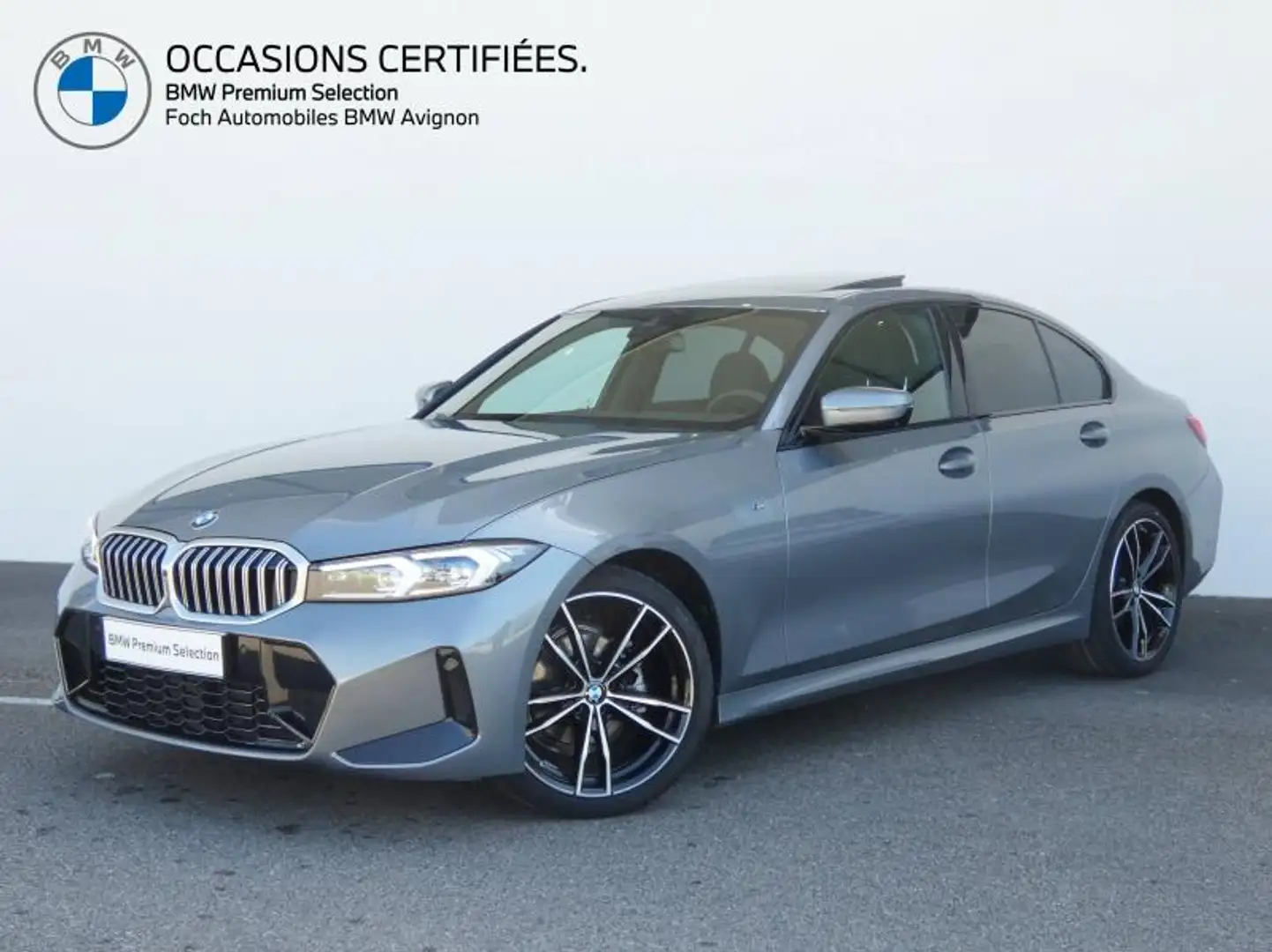 BMW 318 318iA 156ch M Sport Gris - 1