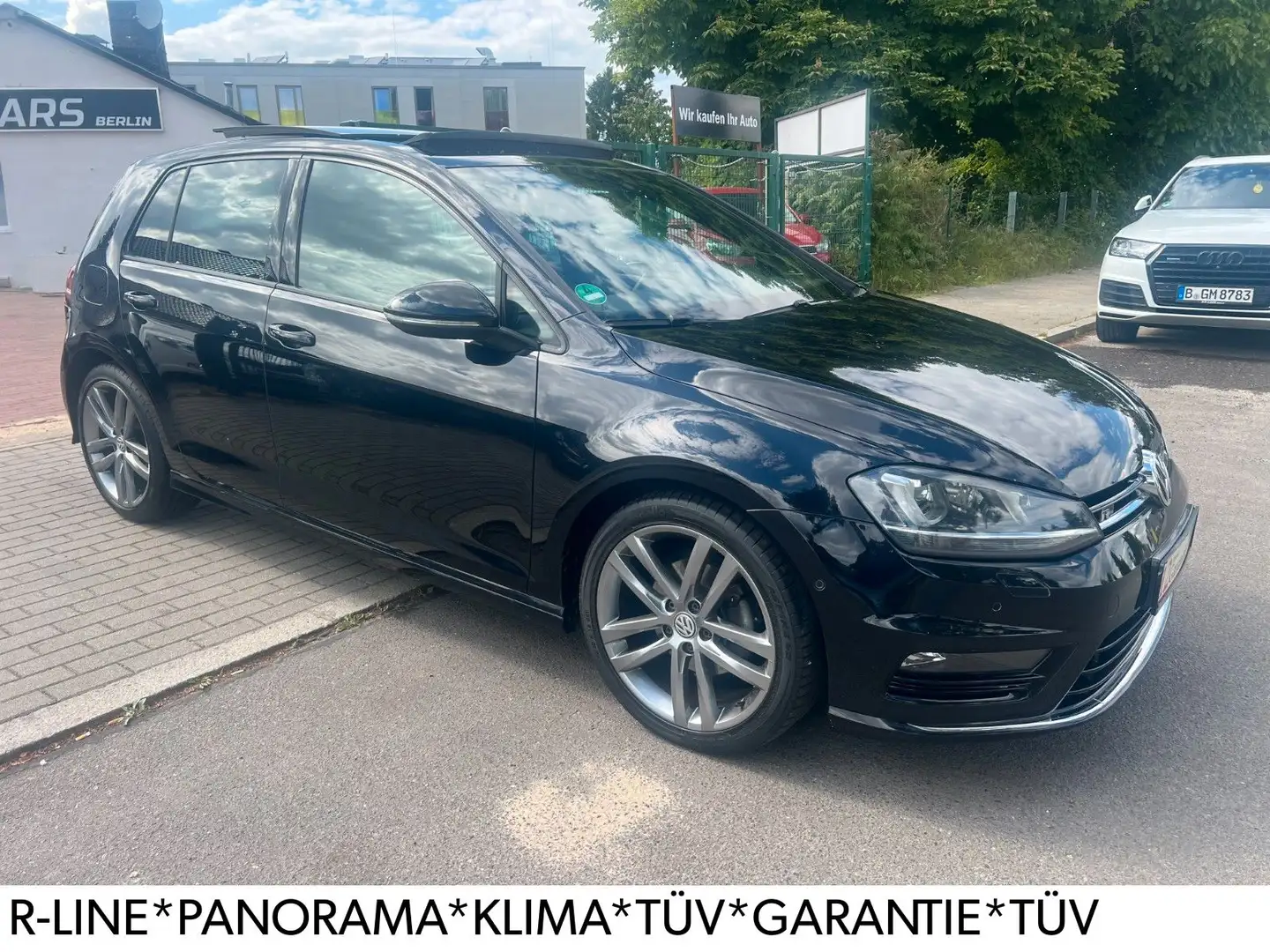 Volkswagen Golf VII Lim. R-Line*BMT*PANO*KEYLES*NAVI*TÜV Noir - 1