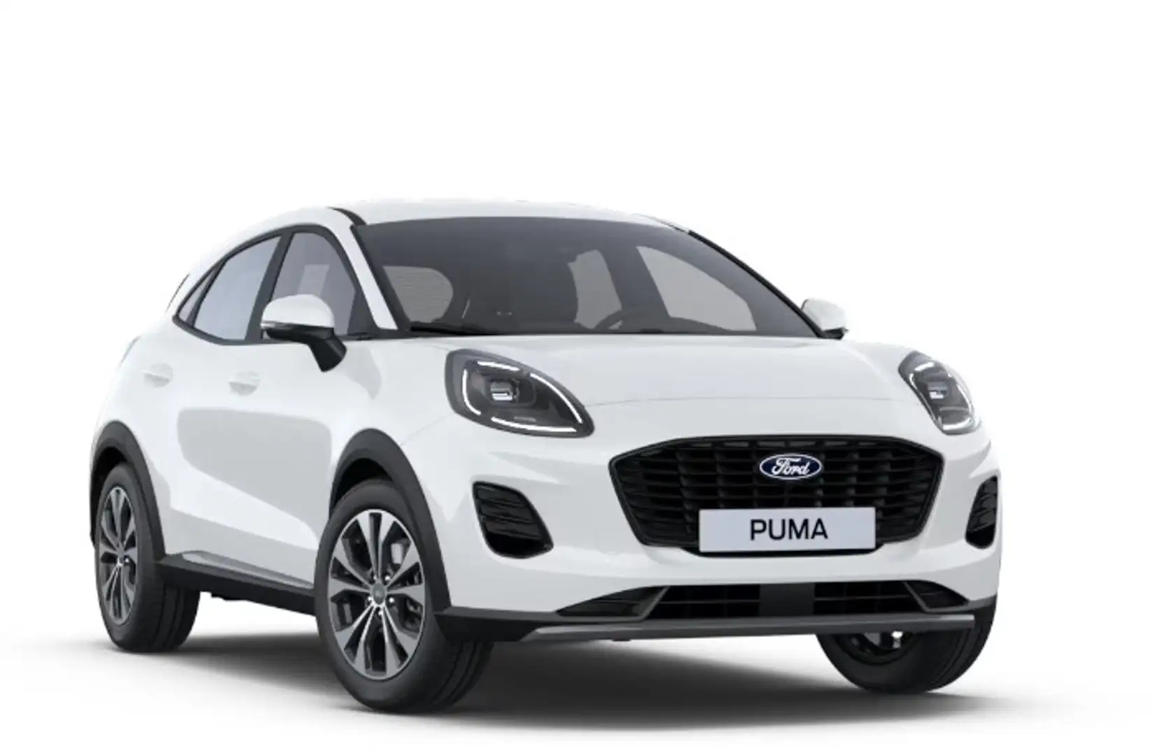 Ford Puma 1,0 EcoBoost Hybrid Titanium Weiß - 1