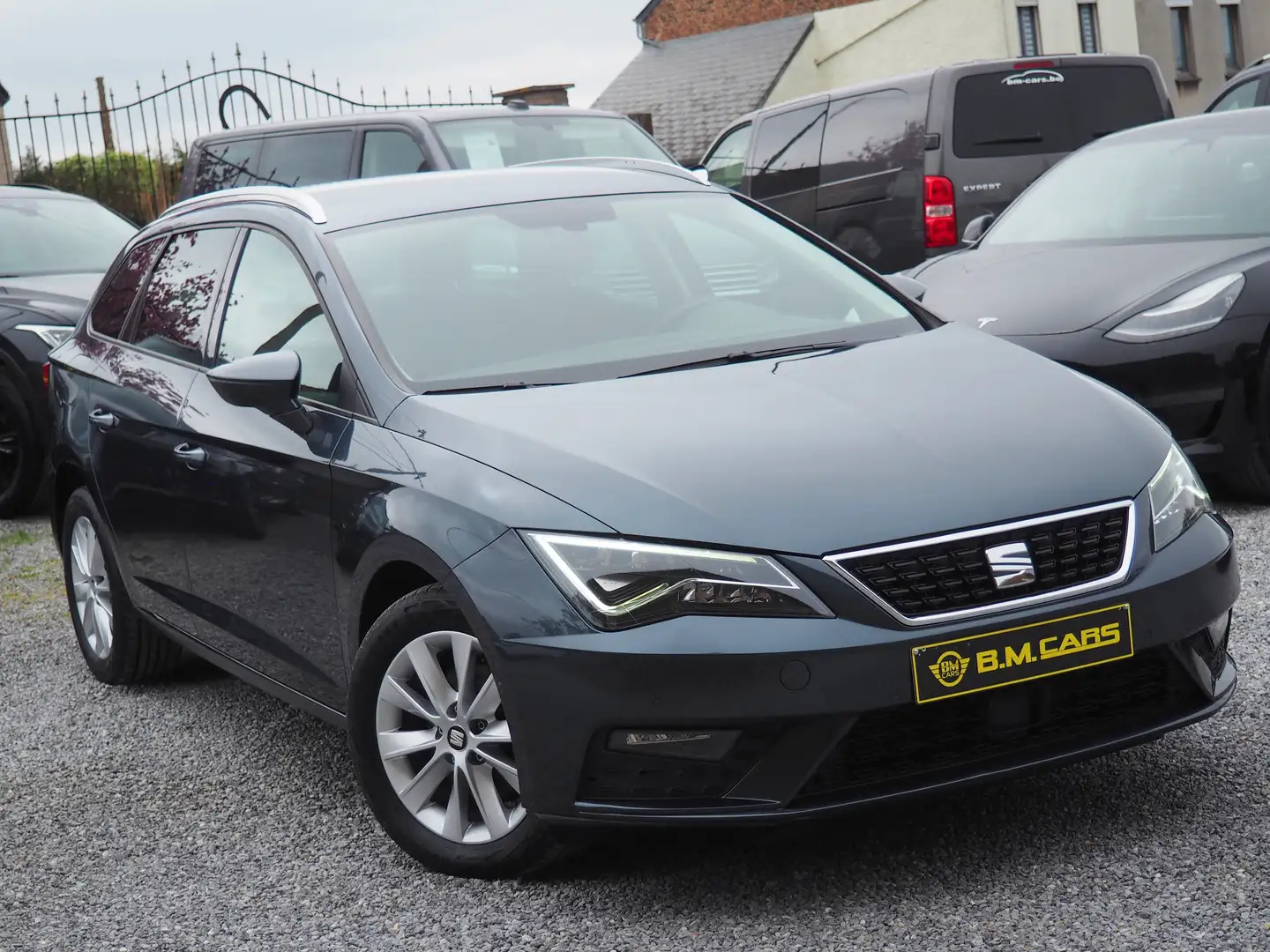 SEAT Leon 1.6 CR TDi ST✅STYLE✅DSG-GPS-LED-CLIM-CRUISE Grijs - 2