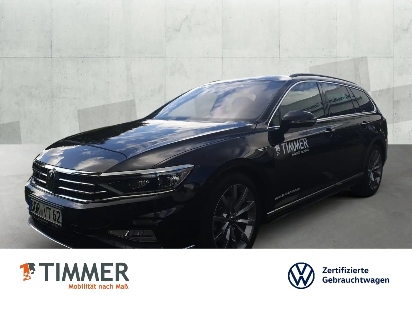 Volkswagen Passat Variant 2.0 TDI DSG Business *R-LINE*AHK*NAVI*TRAVEL-ASSI Schwarz - 1