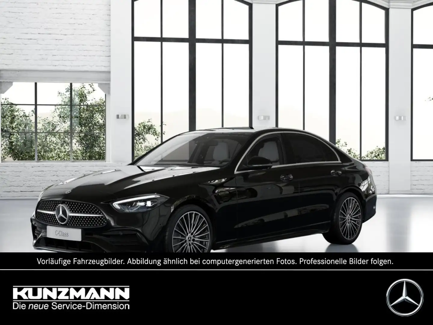 Mercedes-Benz C 220 d AMG Panorama Memory AHK Lenkradheizung Zwart - 1
