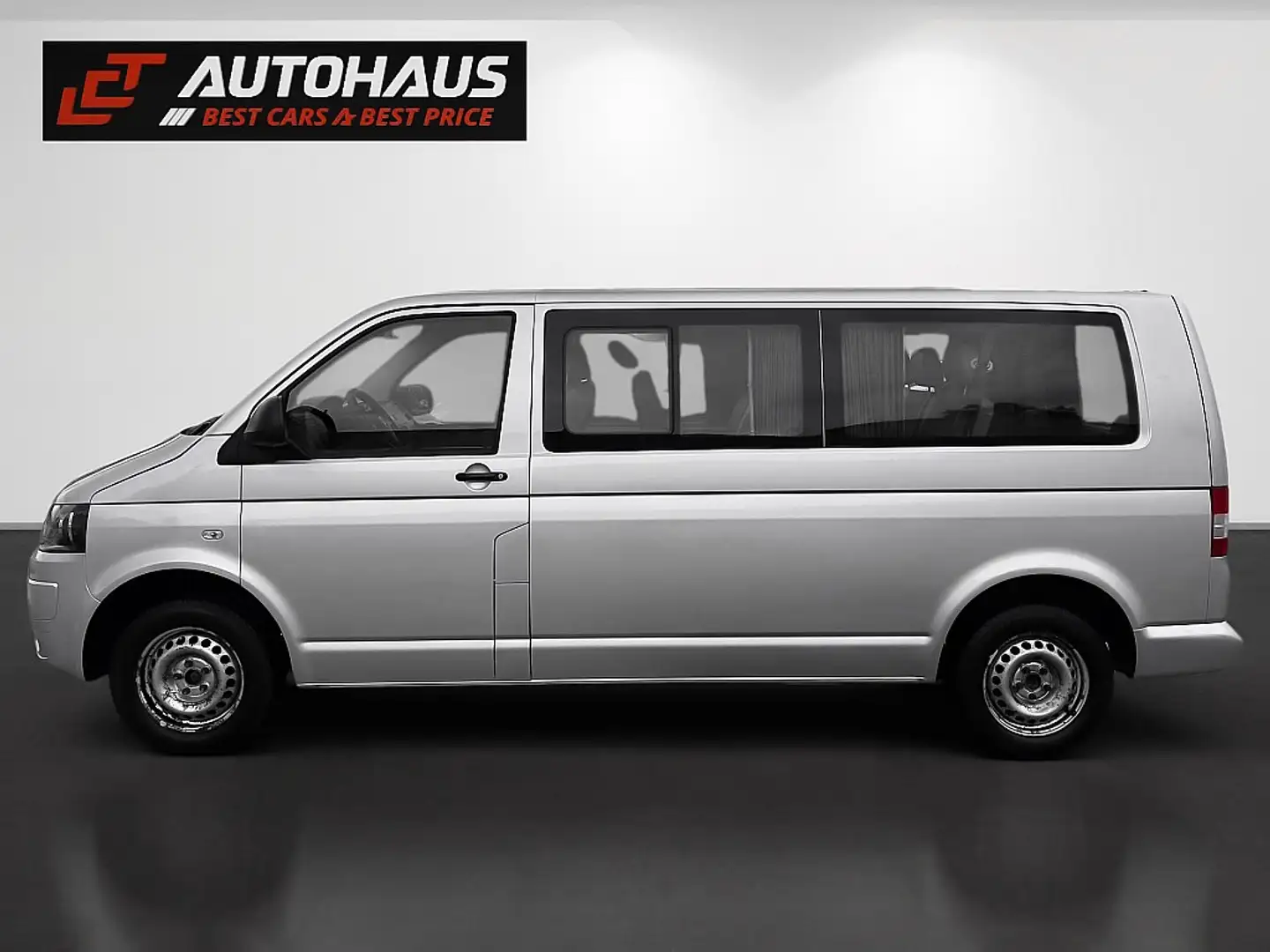 Volkswagen T5 Kombi LR 2,0 TDI D-PF |PICKERL NEU|SERVICE NEU| Argintiu - 2