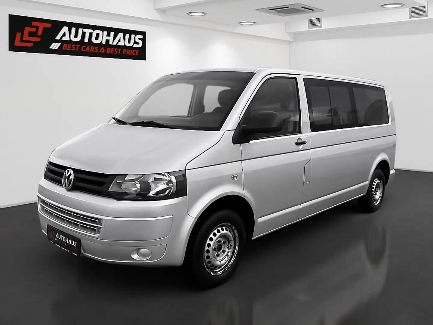 Volkswagen T5 Kombi LR 2,0 TDI D-PF |PICKERL NEU|SERVICE NEU| Plateado - 1
