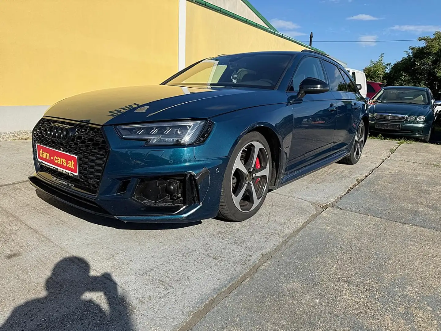 Audi RS4 Avant 2,0 TFSI quattro tiptronic Blauw - 1