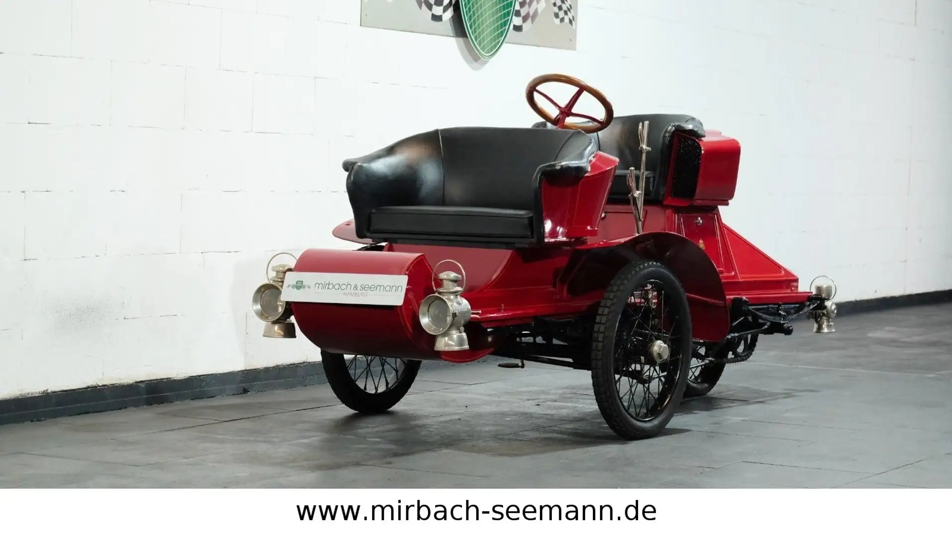 Sonstige Marken /Rexette 1905 5HP Tricar / Velocar Rot - 1