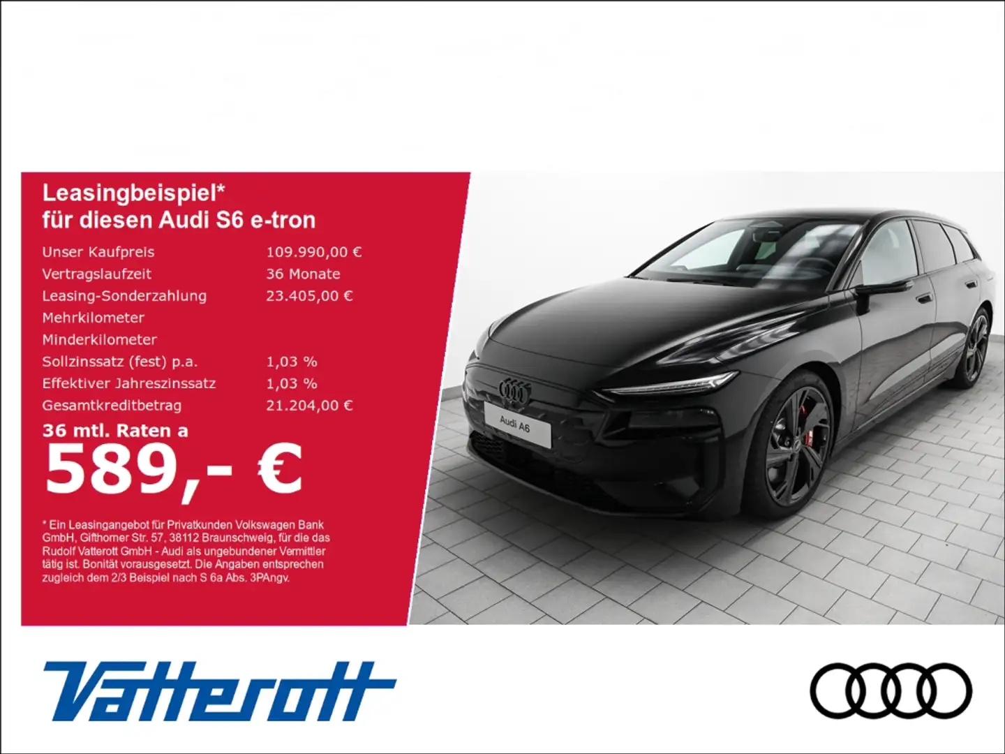 Audi S6 Avant B&O VirtuelleSpiegel TechPro Negro - 1