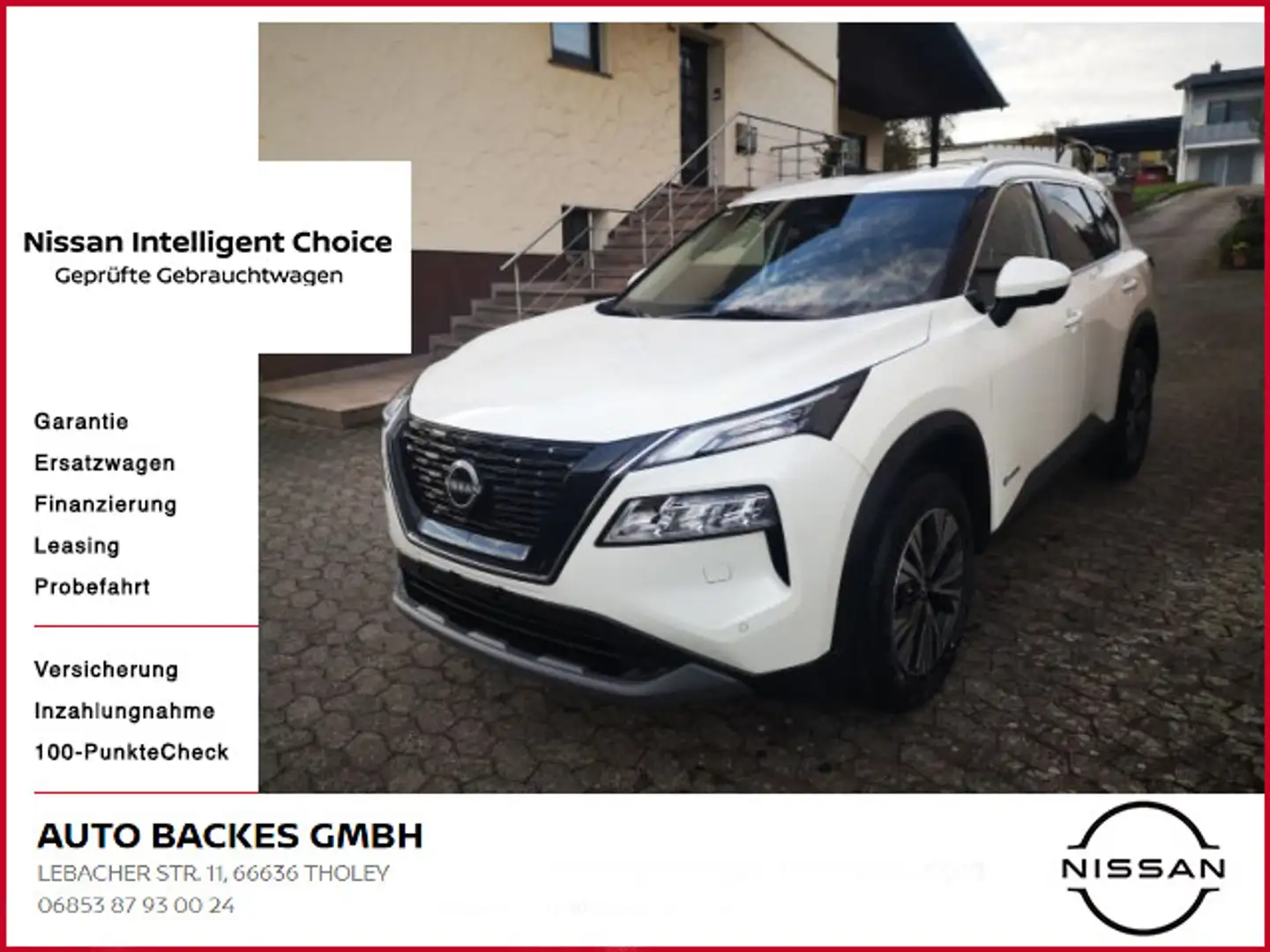 Nissan X-Trail e-Power 4x4 e-4orce N-Connecta Navi Head Blanc - 1