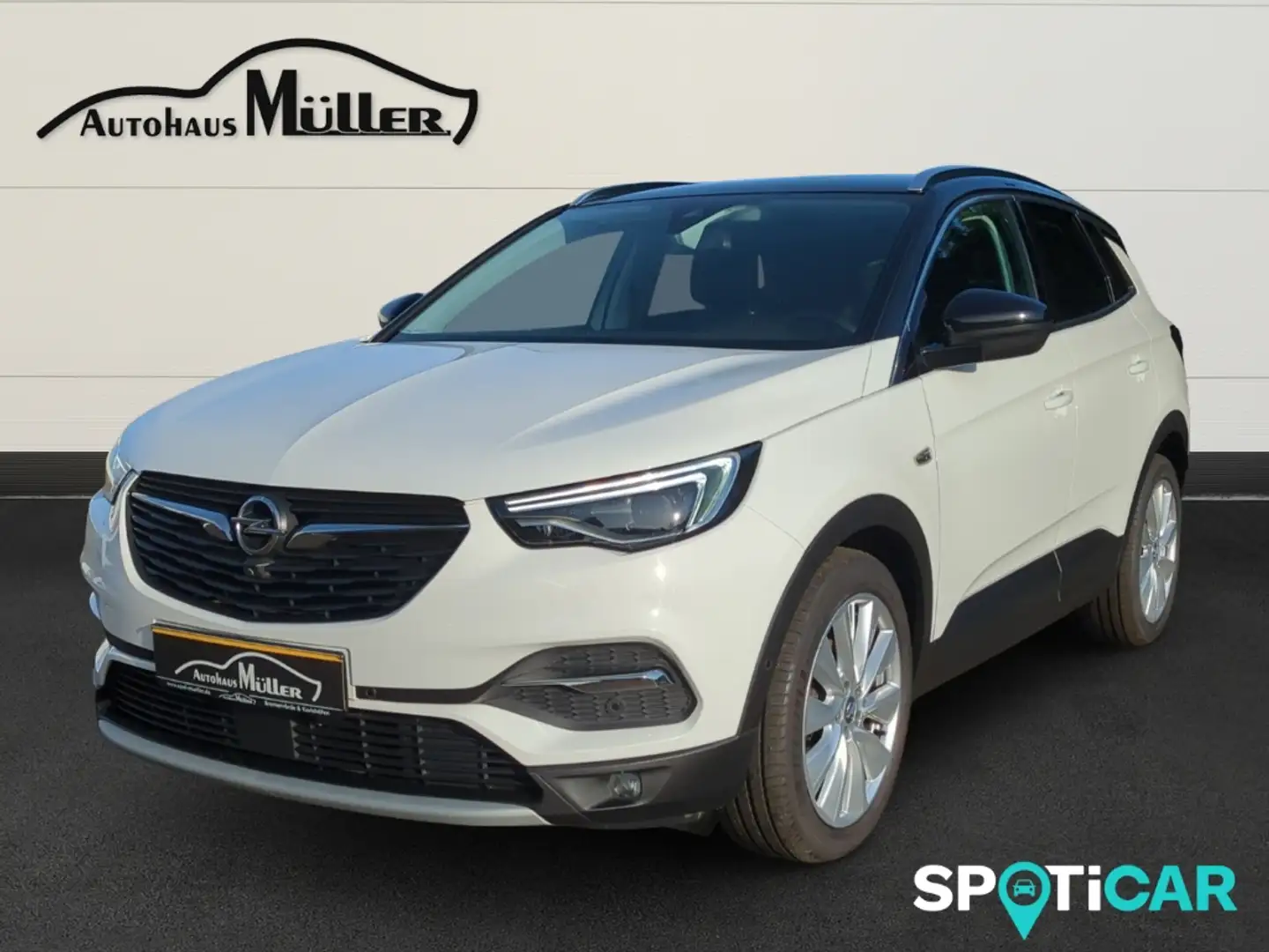 Opel Grandland Ultimate 2.0 D Autom. +Leder+19 Zoll+AHK+Klimasitz Weiß - 1