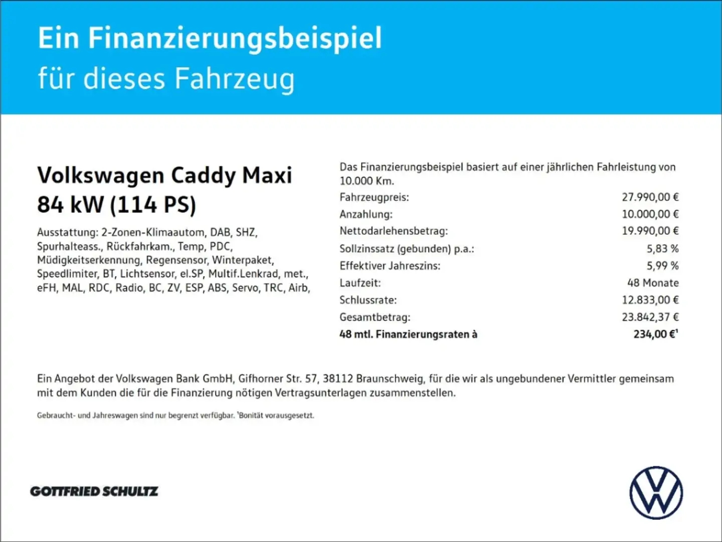 Volkswagen Caddy 1 5 TSI 7 SITZE SHZ KAMERA APP CONNECT Schwarz - 2