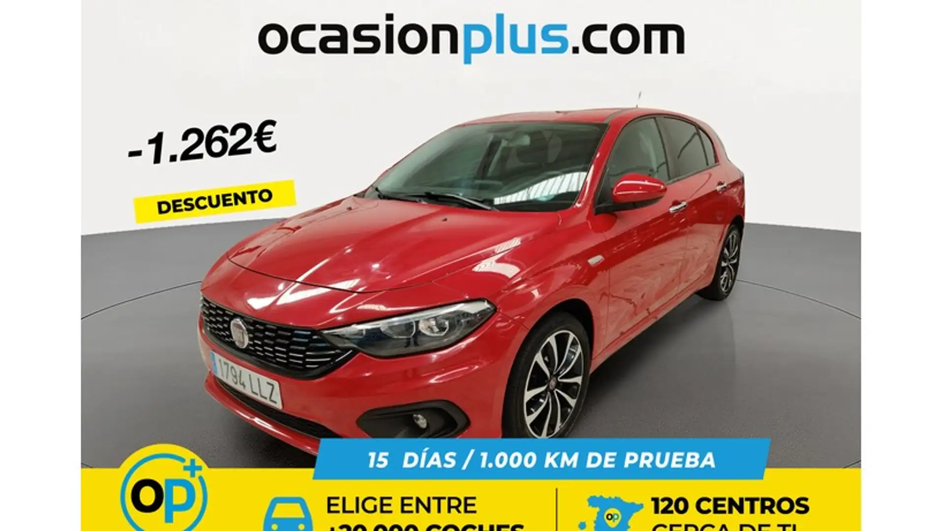 Fiat Tipo 1.4 Lounge Rojo - 1